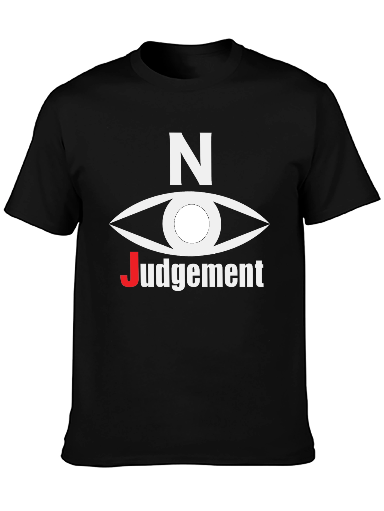 Black Novelty N Eye Judgement Graphic Tee - Black view 3