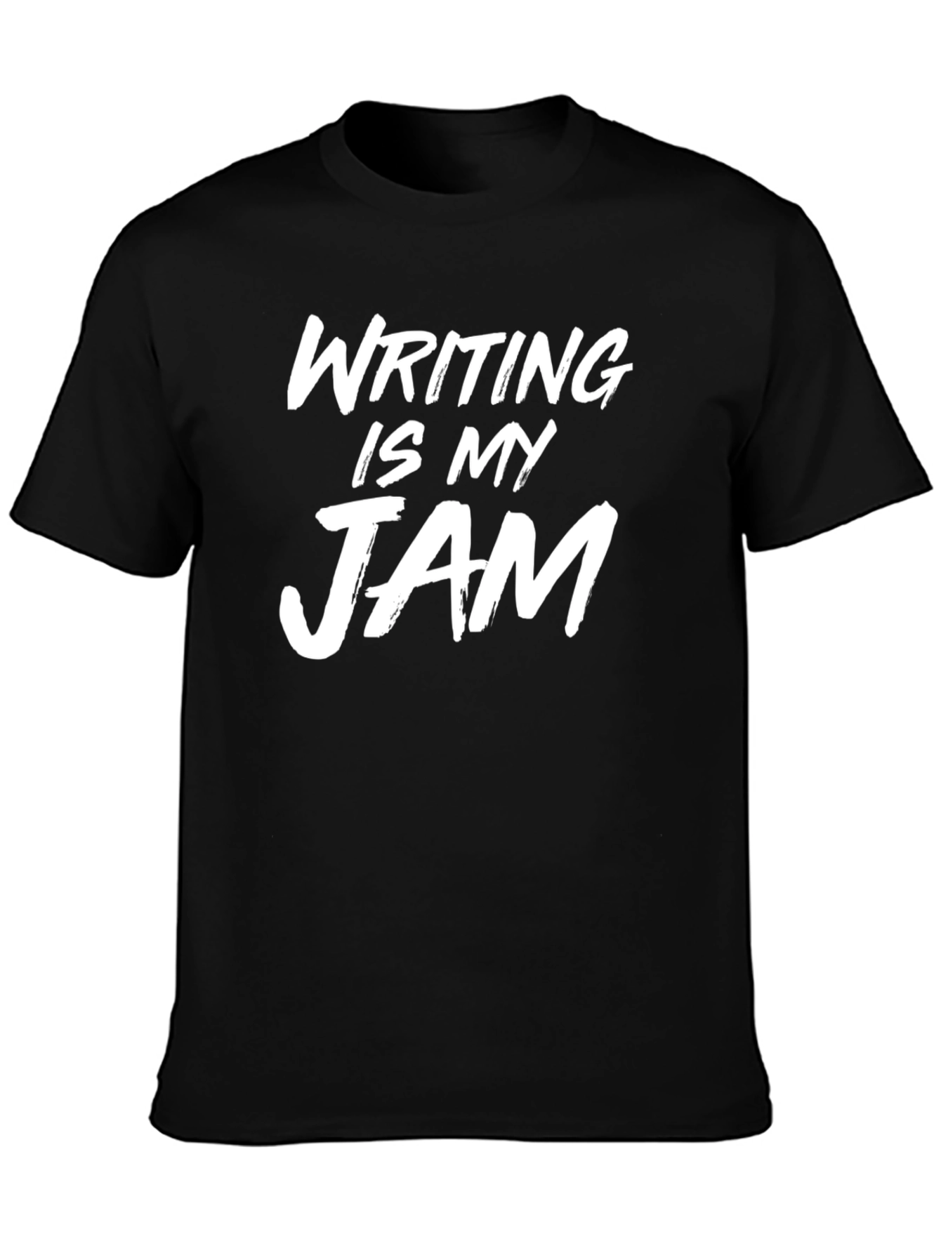 Black Writing Is My Jam Black T-Shirt view 3