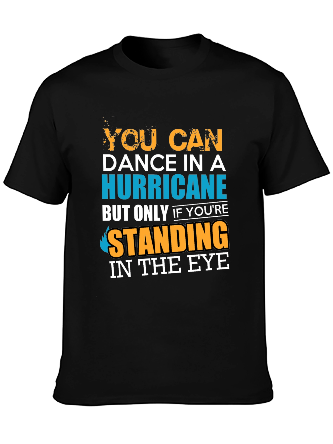 Black Dance in a Hurricane T-Shirt: Bold Graphic Tee view 3