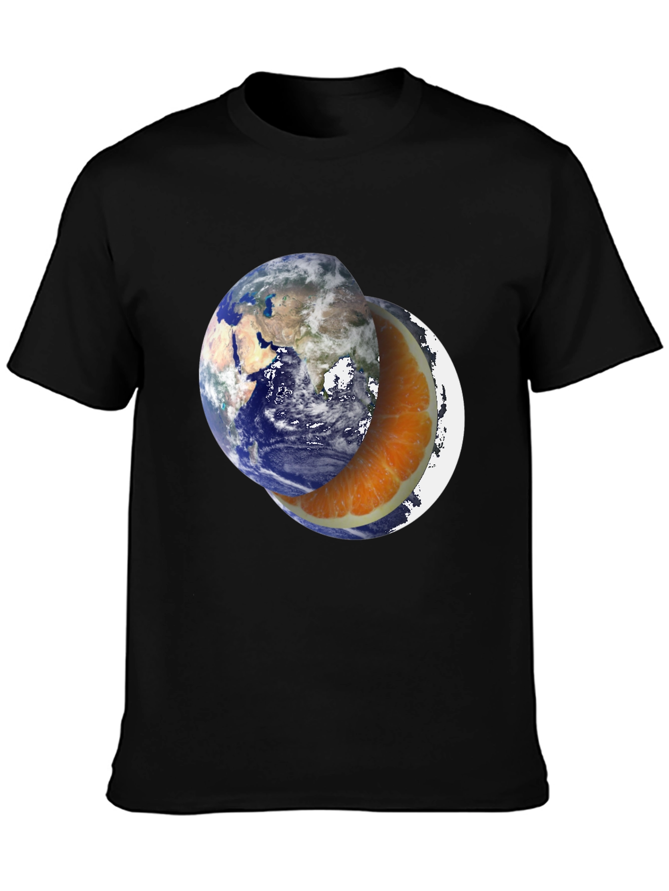 Earth Orange Slice Graphic T-Shirt - 3