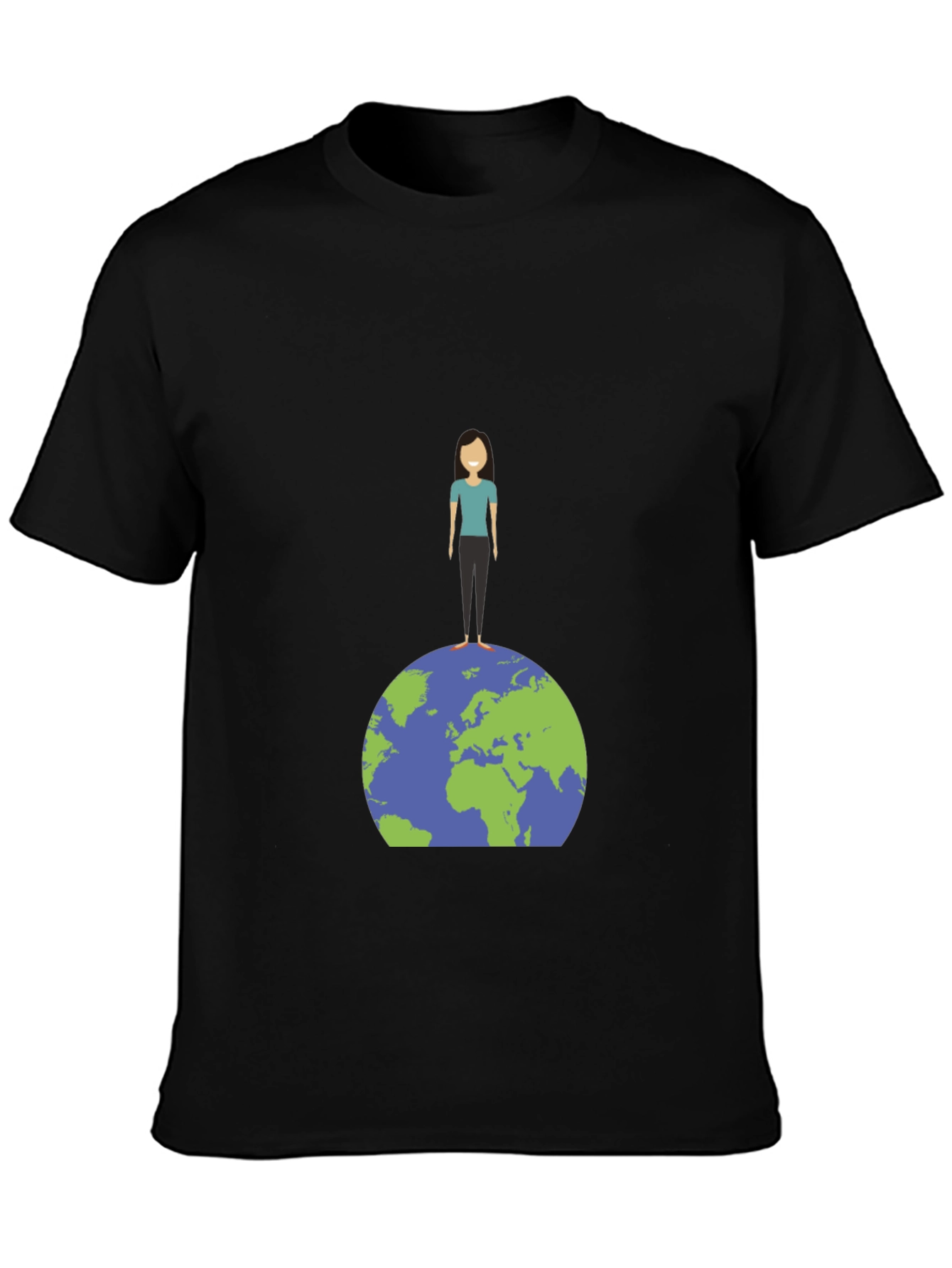 Black Earth Day Graphic Tee - Global Unity view 3