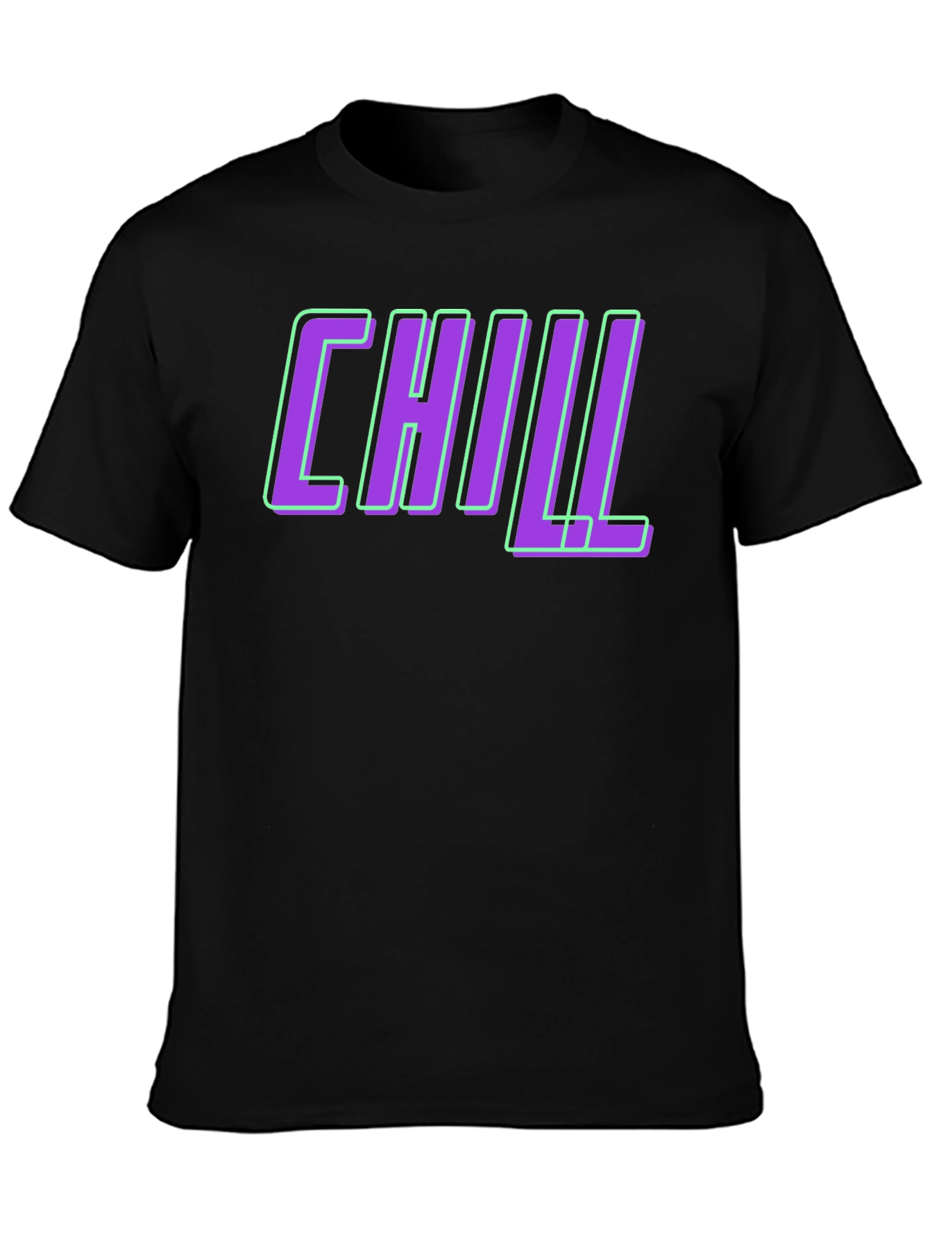 Black Chill Graphic Tee - Casual Comfort view 3