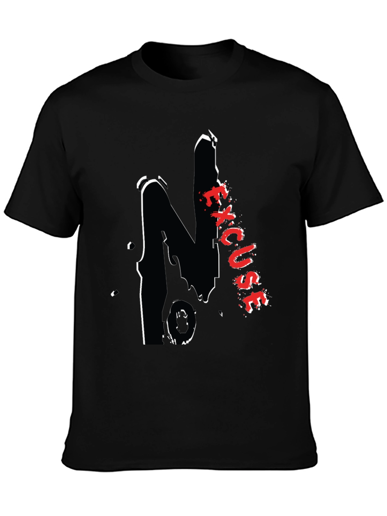 Black Black Graphic Tee - Excuse view 3