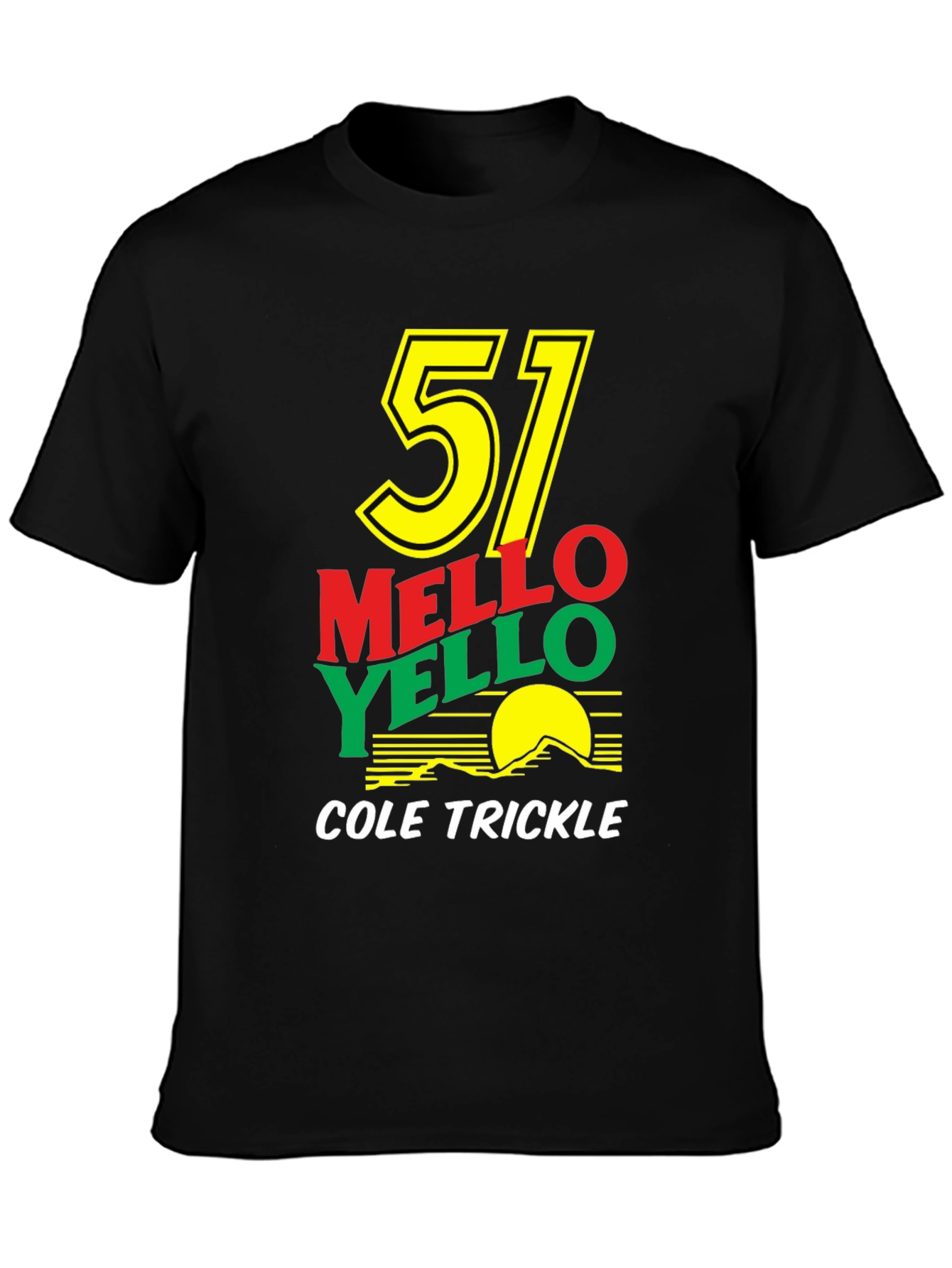 Black Cole Trickle Mello Yello 51 T-Shirt view 3