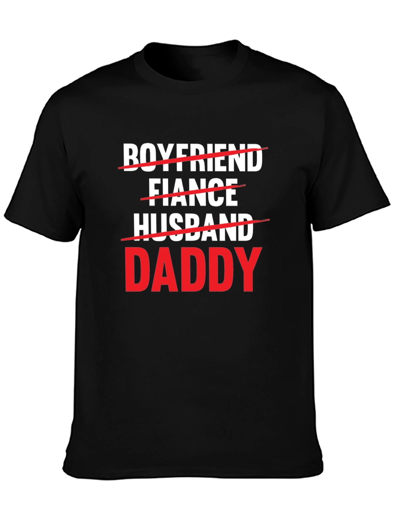 Black Boyfriend Fiance Husband Daddy T-Shirt view 3