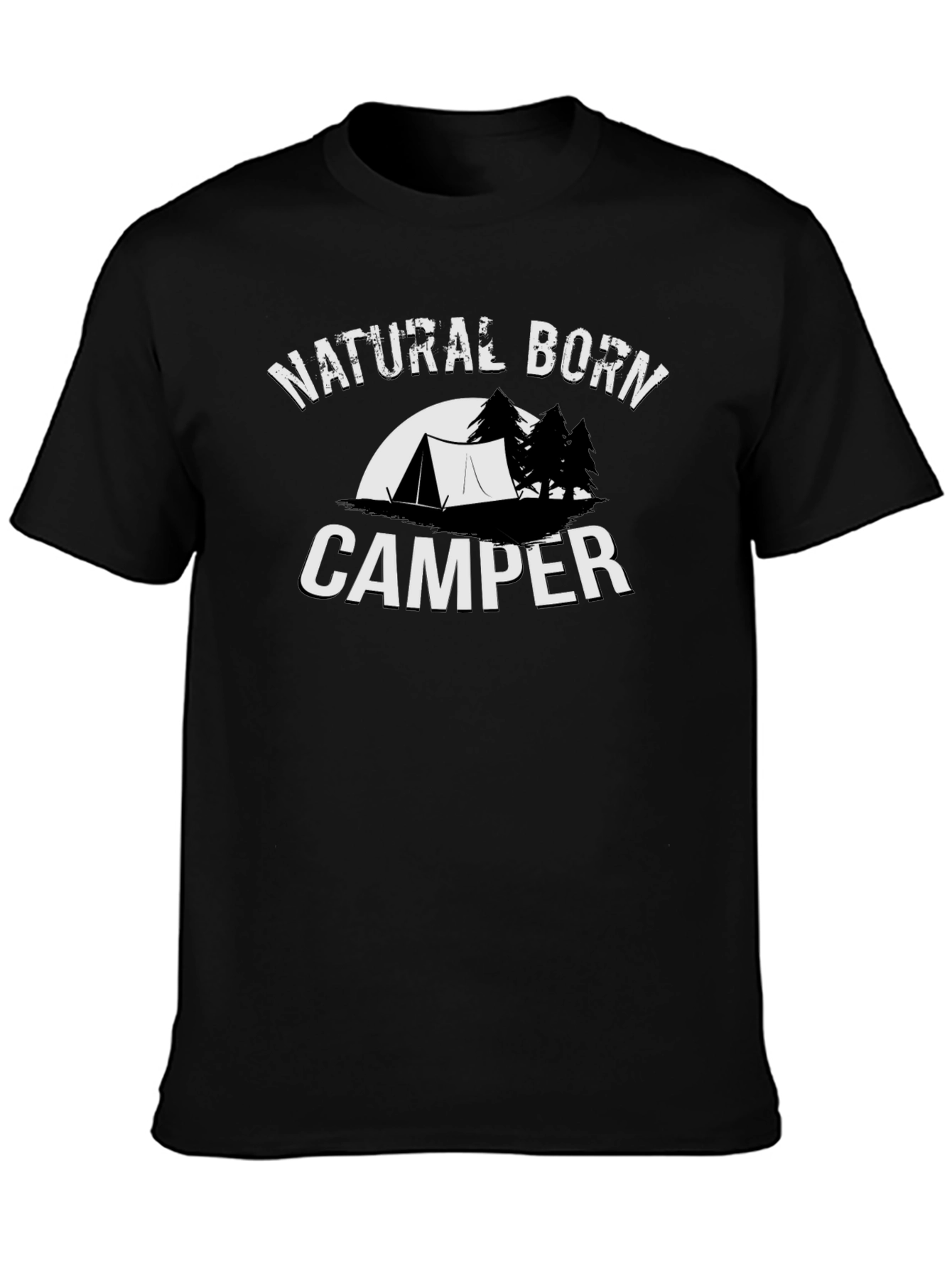 Black Natural Born Camper Black T-Shirt view 3