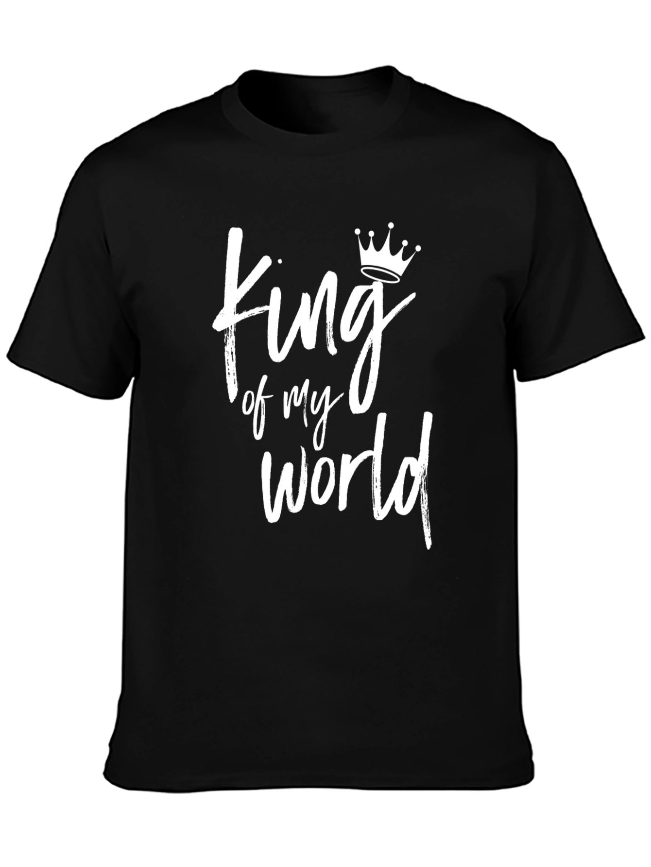 King of My World Graphic Tee - Black - 3