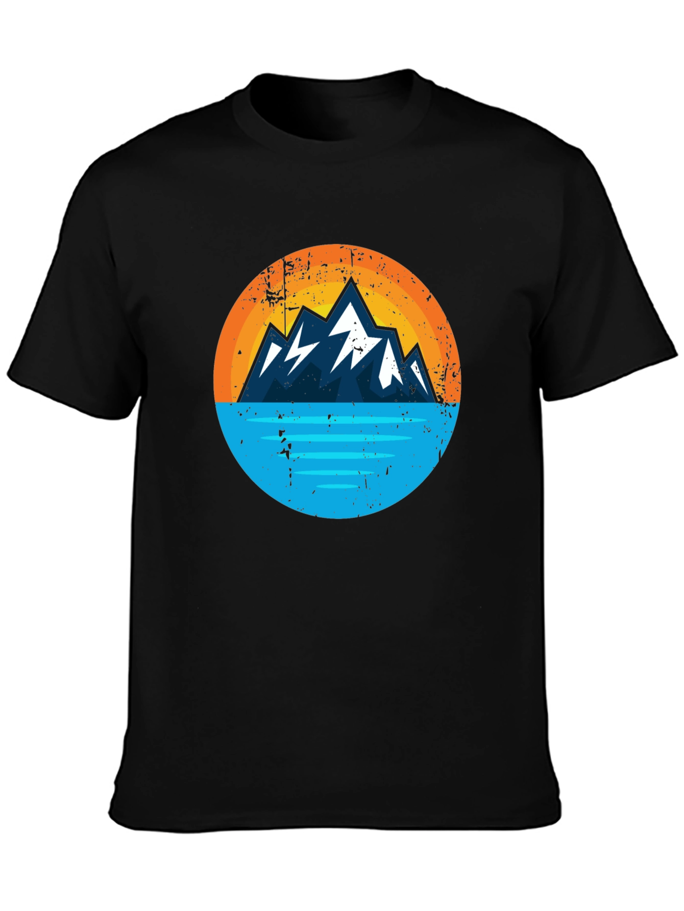 Black Mountain Lake Graphic T-Shirt - Adventure Ready view 3