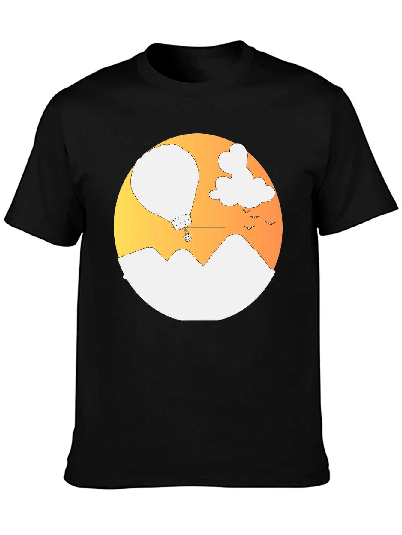 Black Mountain Balloon Graphic Tee view 3