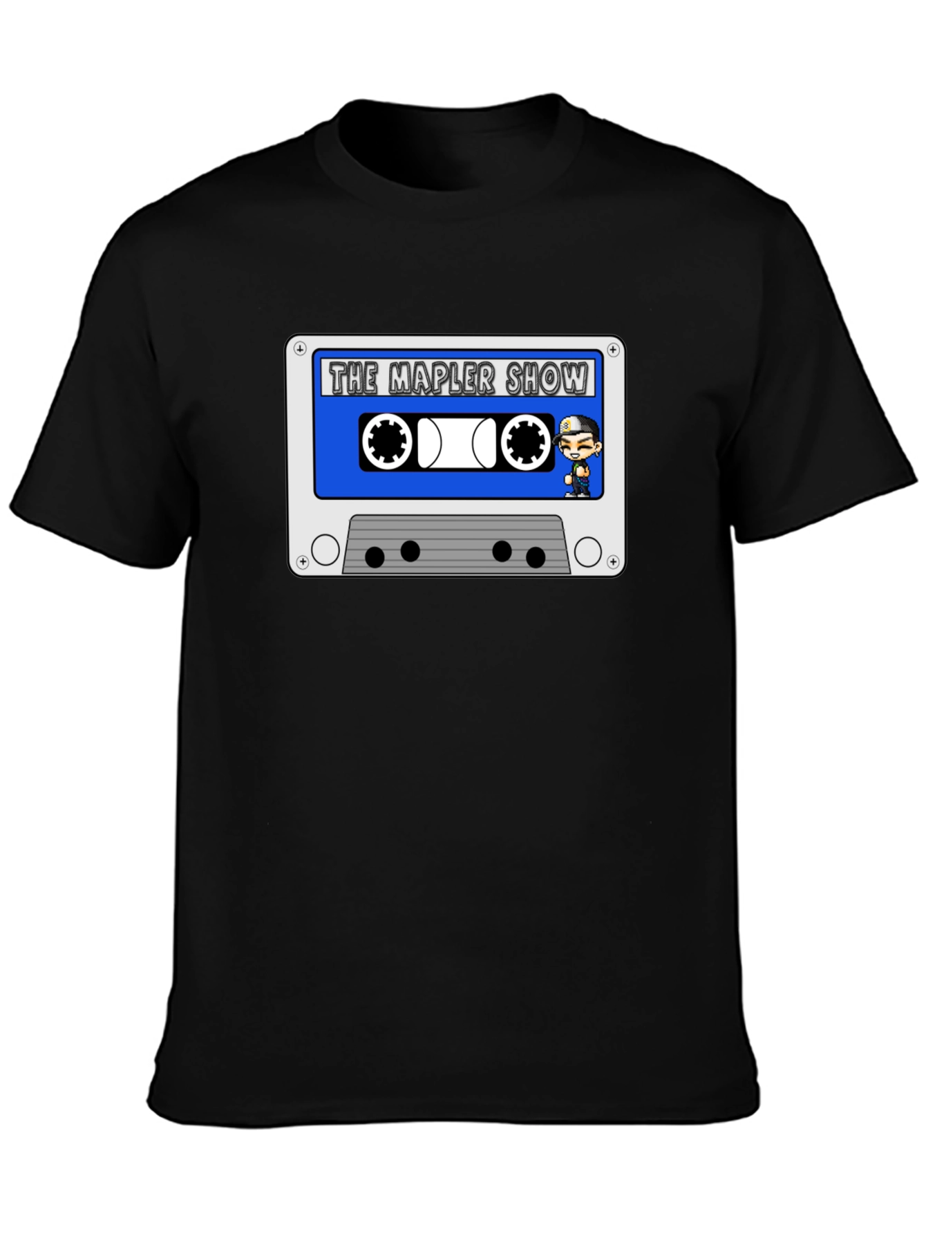 Black The Mapler Show Cassette Graphic Tee view 3