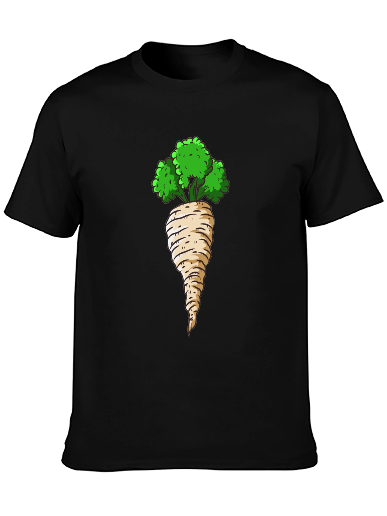 Black Radish Graphic Tee - Unique Foodie Fashion view 3