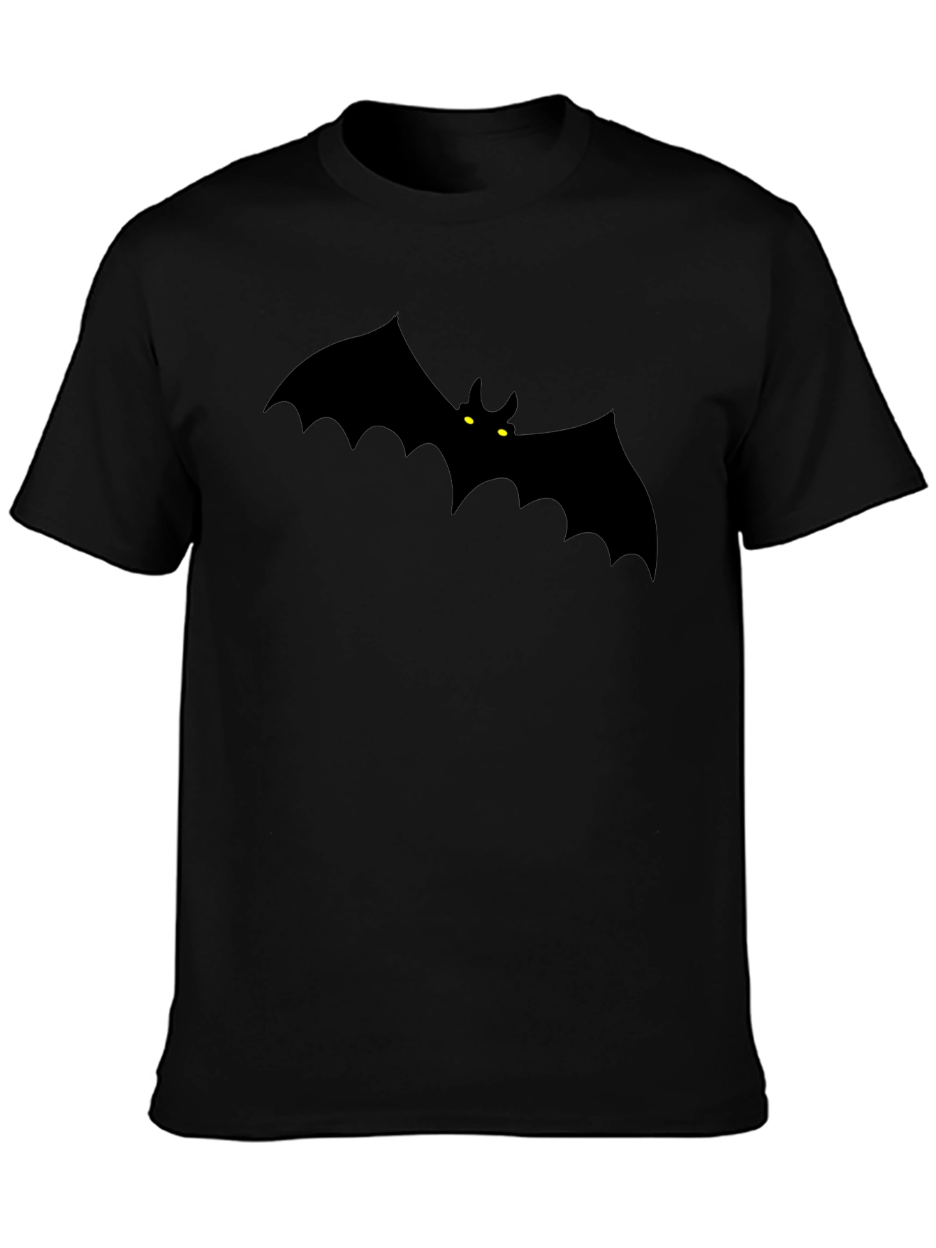 Black Bat Graphic Black T-Shirt - Halloween Style view 3