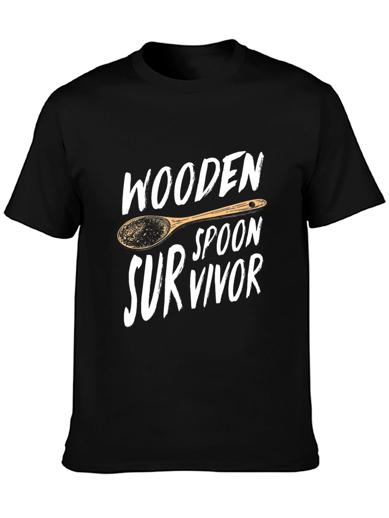 Black Wooden Spoon Survivor Graphic Tee view 3