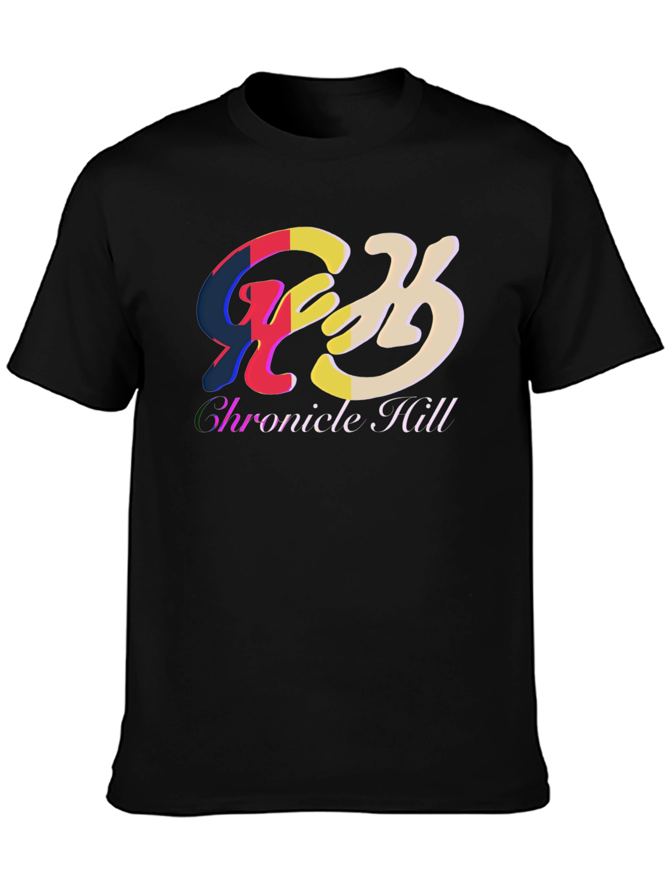 Black Chronicle Hill Black Graphic Tee view 3