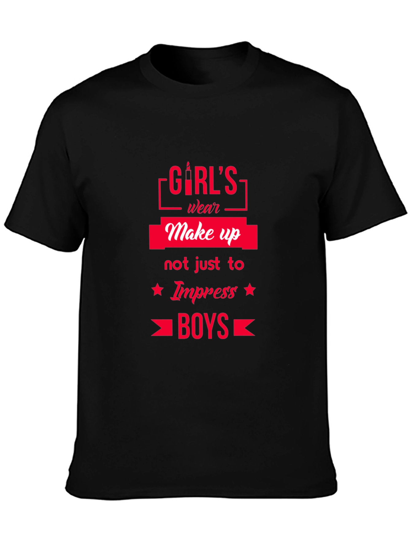 Black Girl's Makeup T-Shirt - Empowering Fashion view 3