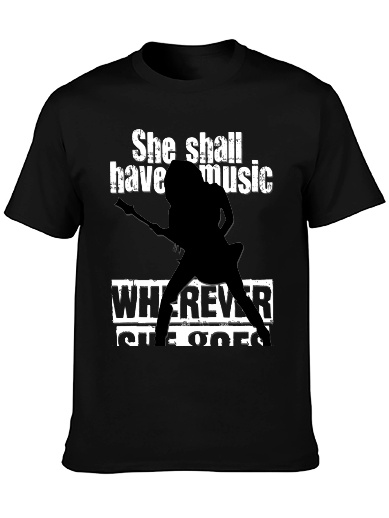 Black She Shall Have Music T-Shirt view 3