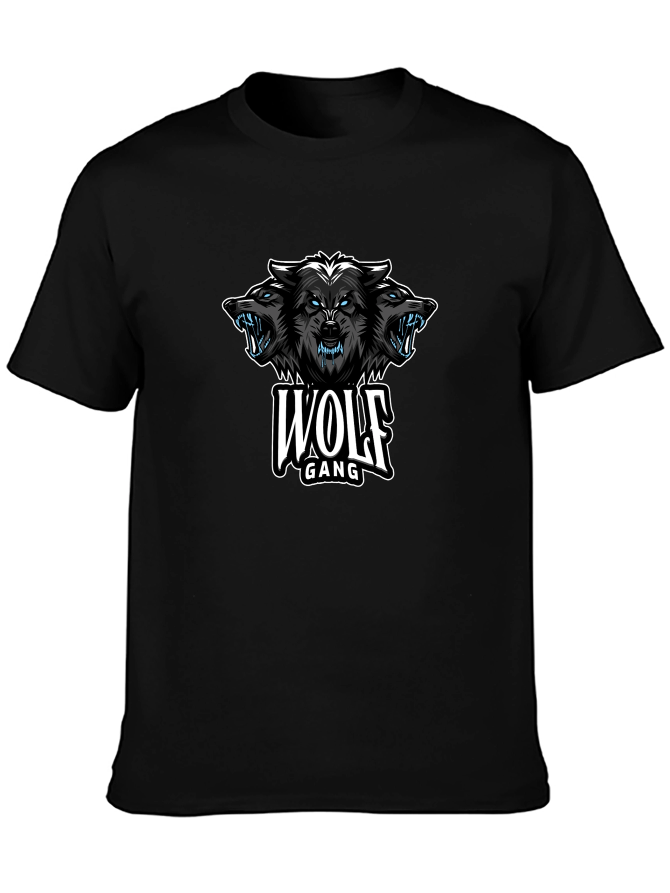 Black Wolf Gang Black Graphic Tee view 3