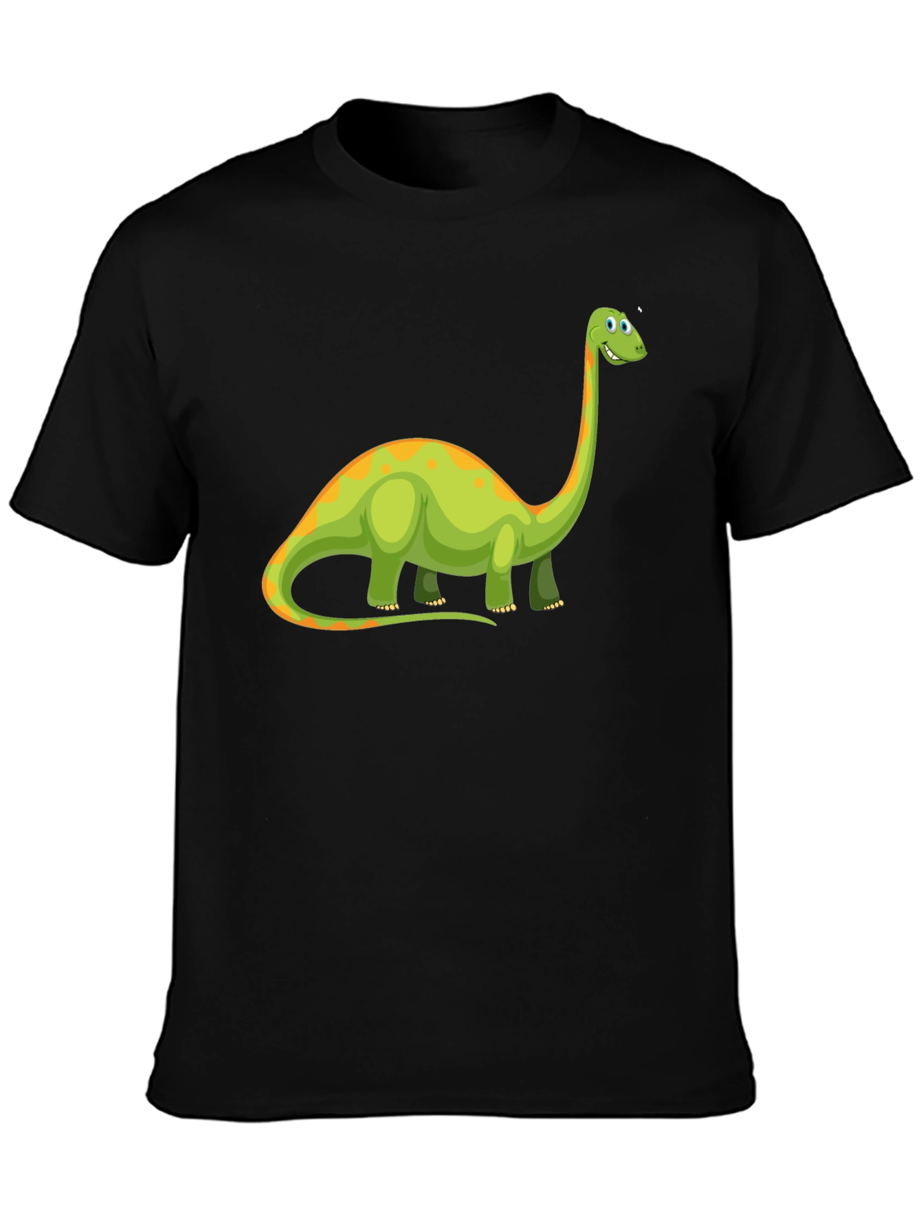 Black Dinosaur Graphic Black T-Shirt view 3