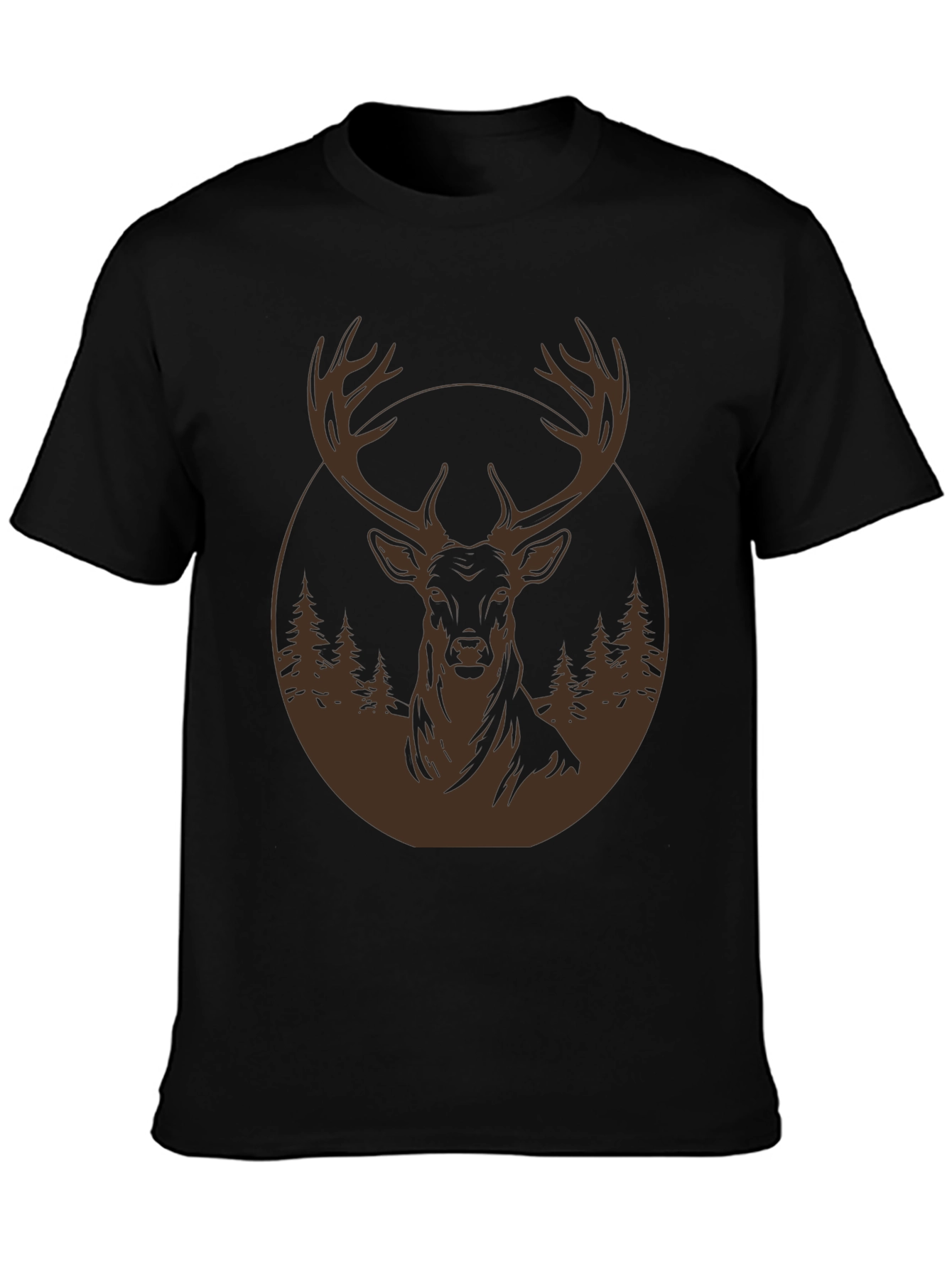 Deer Forest Graphic T-Shirt - 3