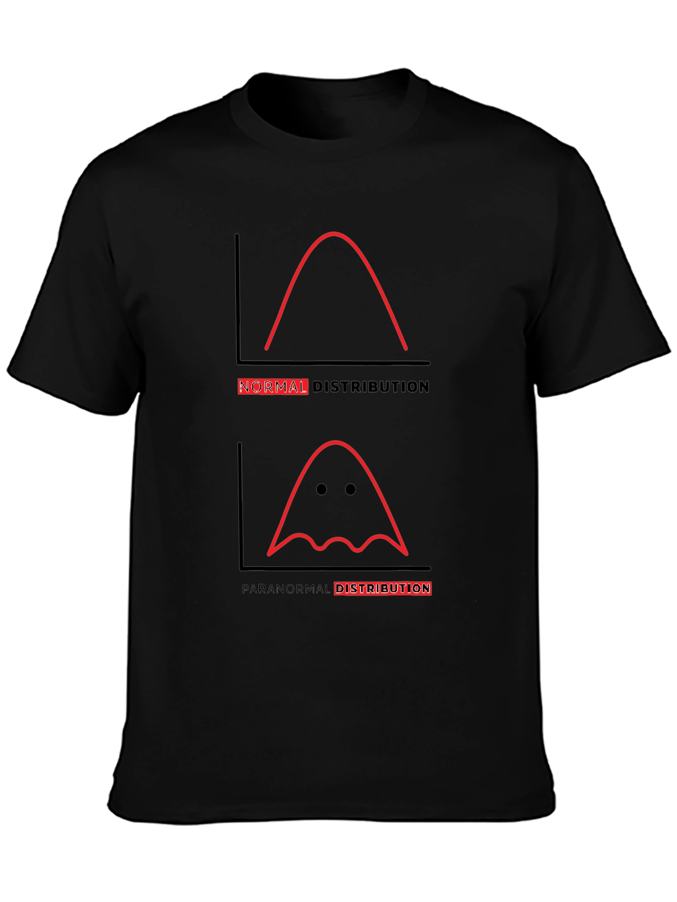 Funny Paranormal Distribution Graphic Tee - 3