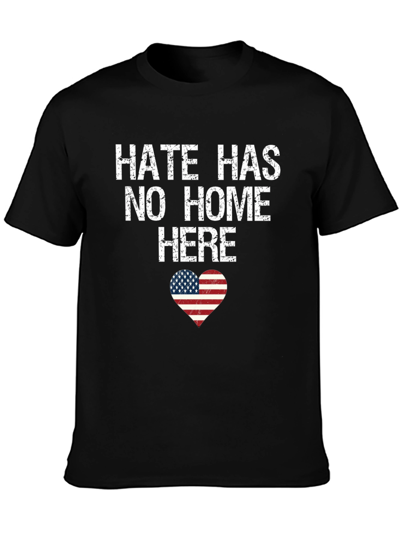 Black Hate Has No Home Here Graphic Tee view 3