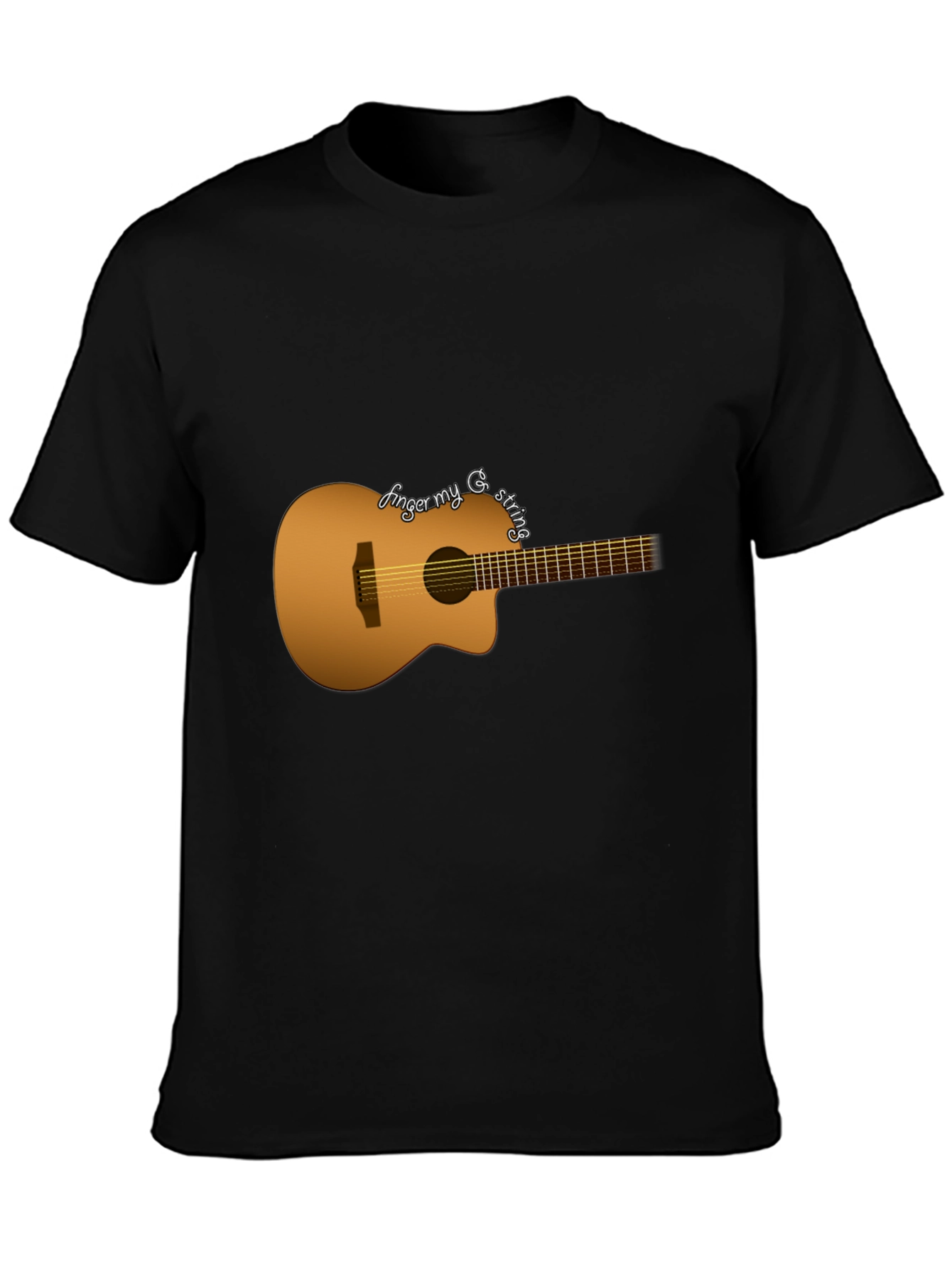 Black Finger My G String T-Shirt view 3