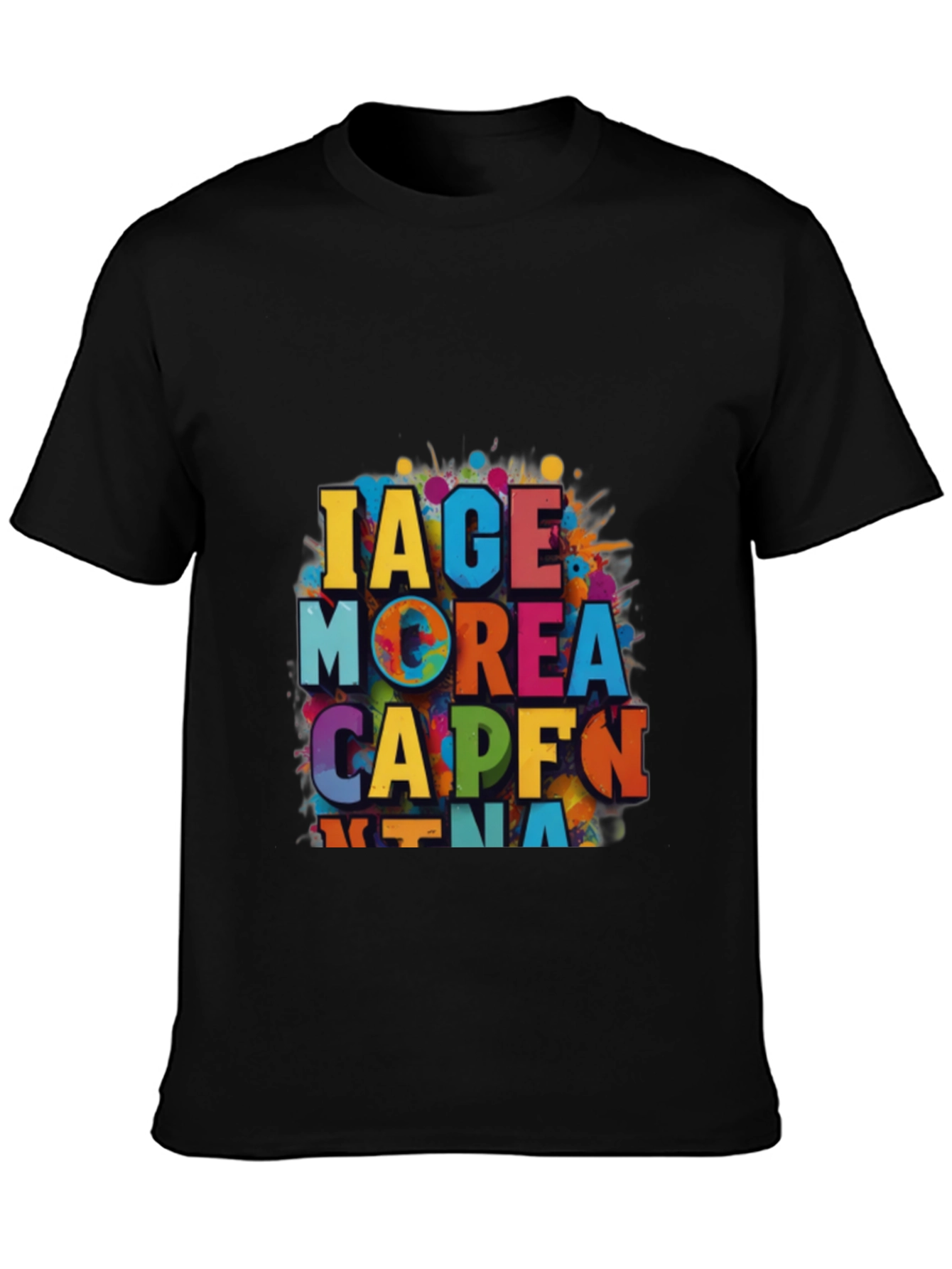 Black IACE MOREA CAPFN KTNA Graphic Tee view 3