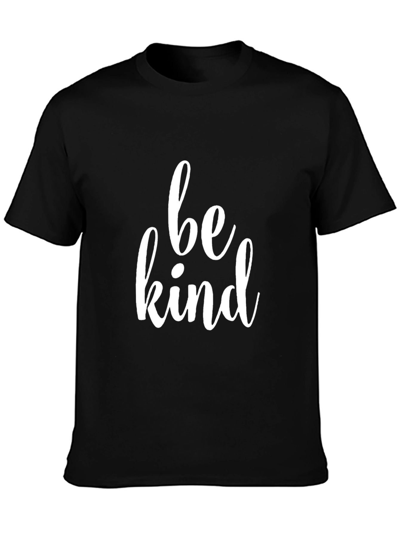 Black Be Kind T-Shirt - Stylish Casual Wear view 3