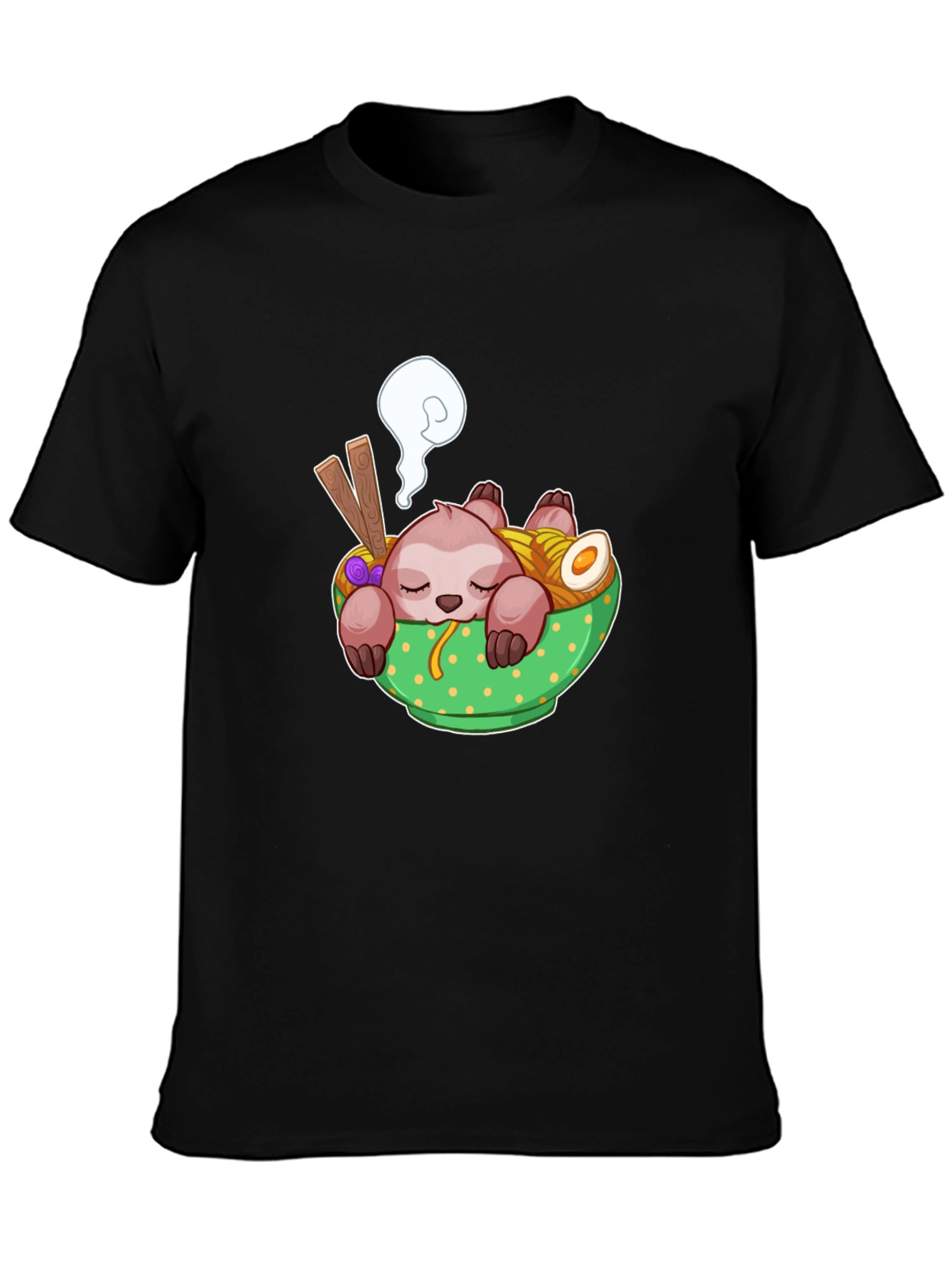 Sloth Ramen Graphic T-Shirt - Comfy & Fun! - 3