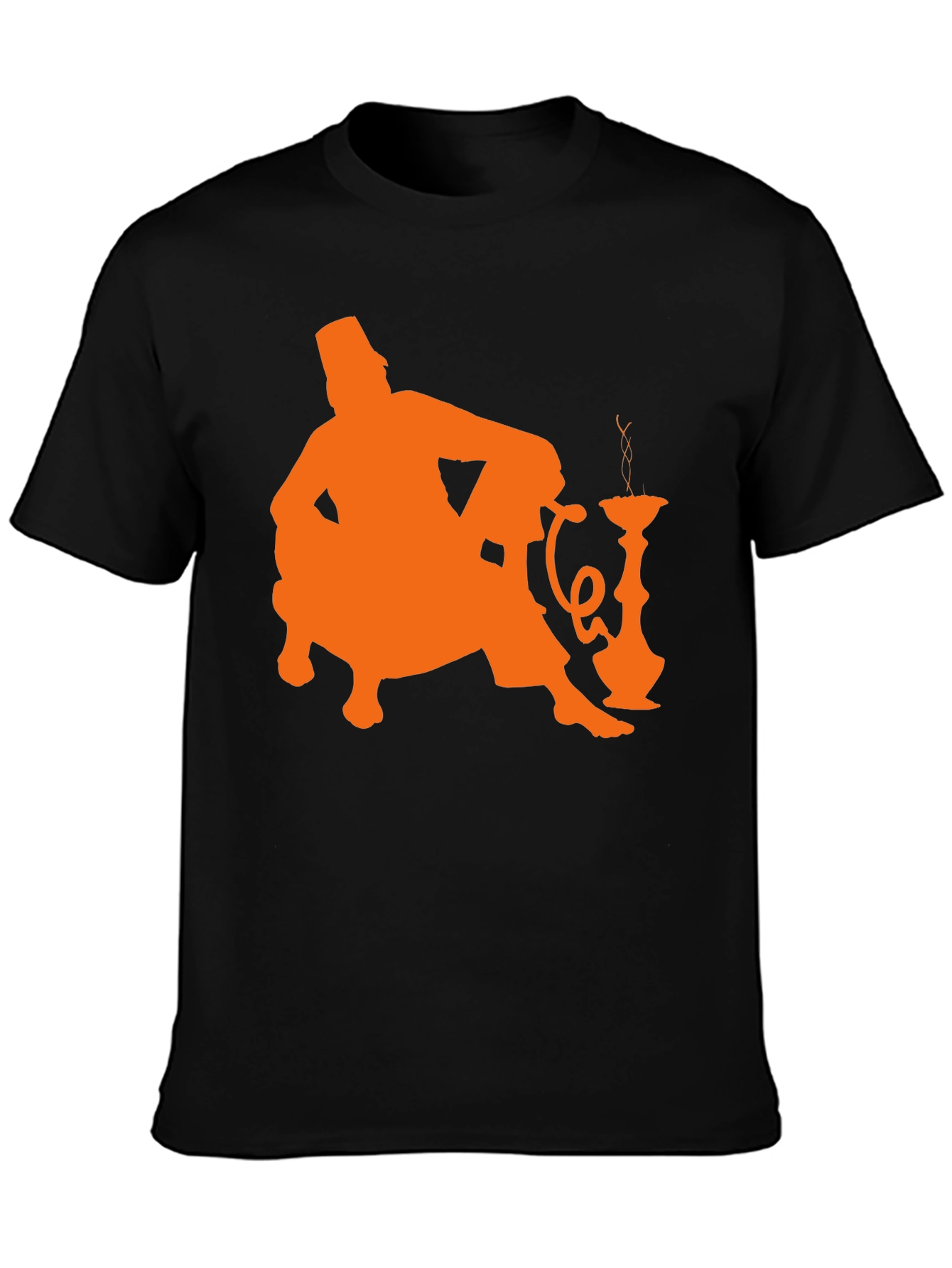 Black Hookah Lounge T-Shirt - Unique Graphic Tee view 3