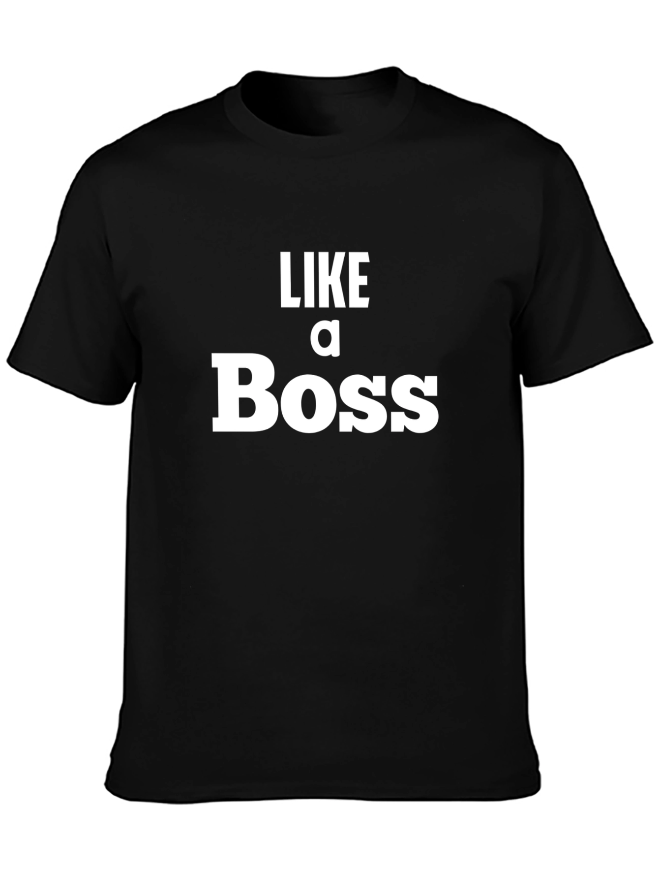 Black Like a Boss Graphic Tee - Black view 3