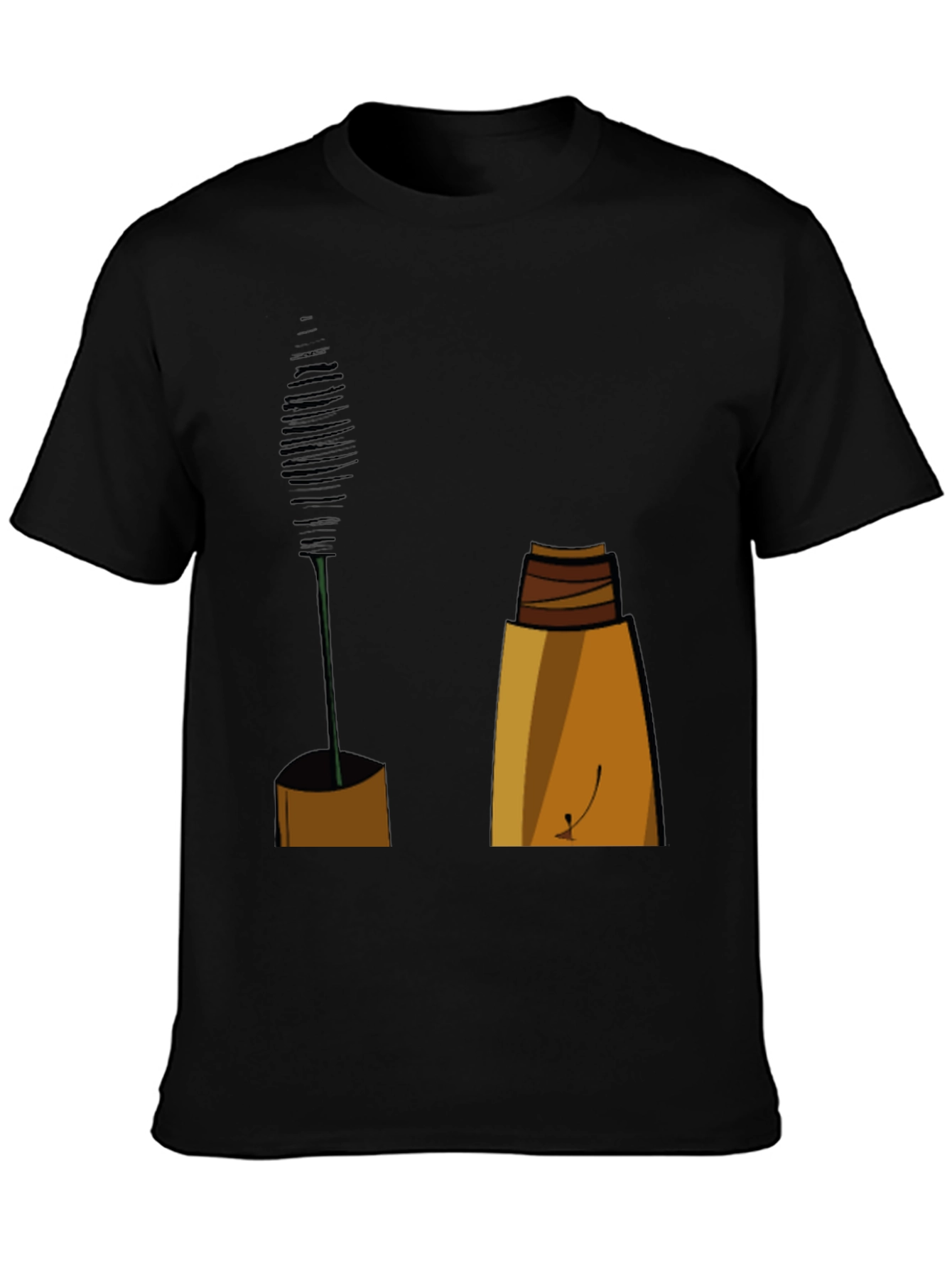 Black Mascara Graphic Tee - Beauty Lover Fashion view 3