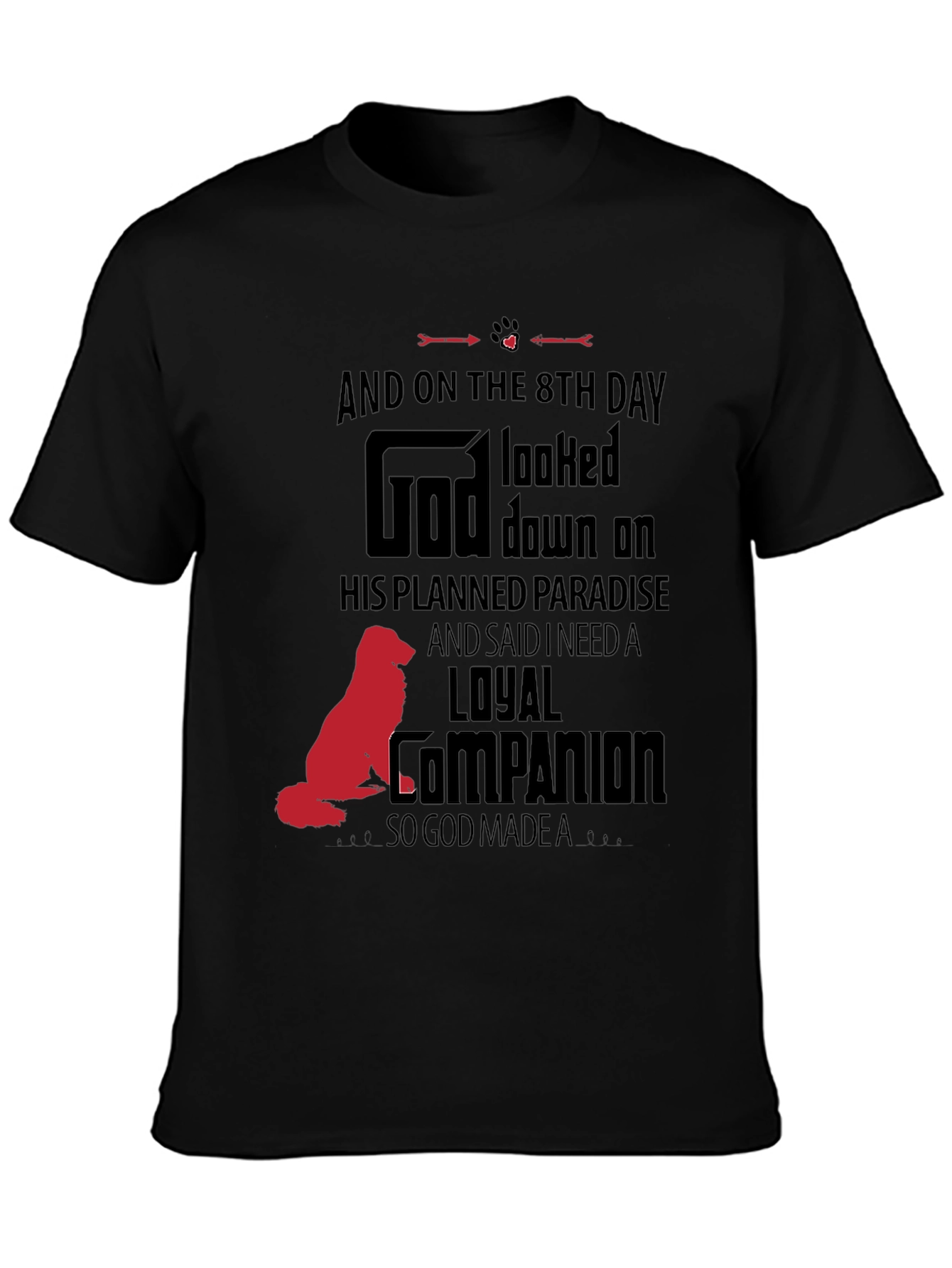 Dog Lover T-Shirt: Loyal Companion Design - 3