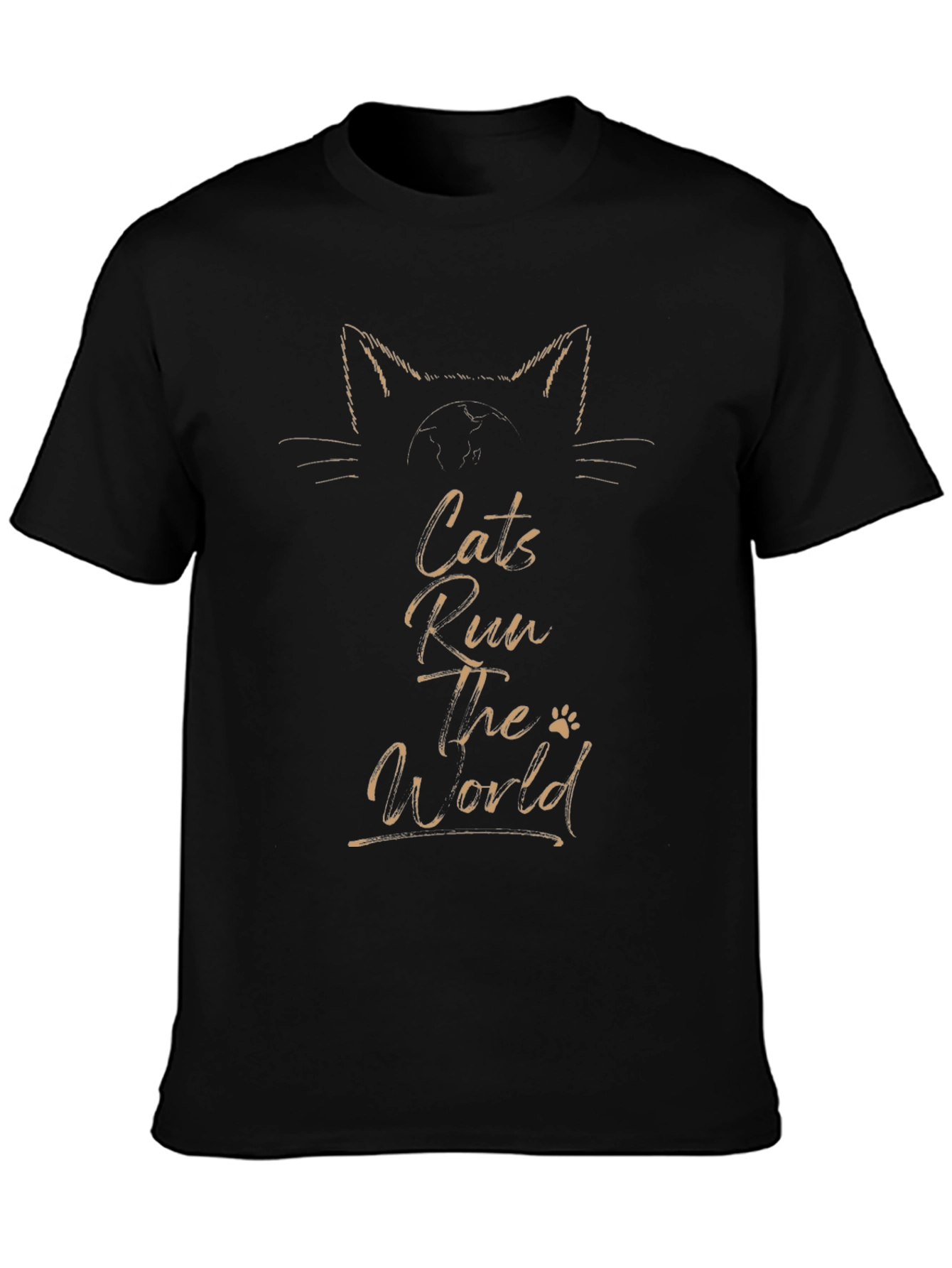 Black Cats Run The World Graphic Tee - Unisex view 3