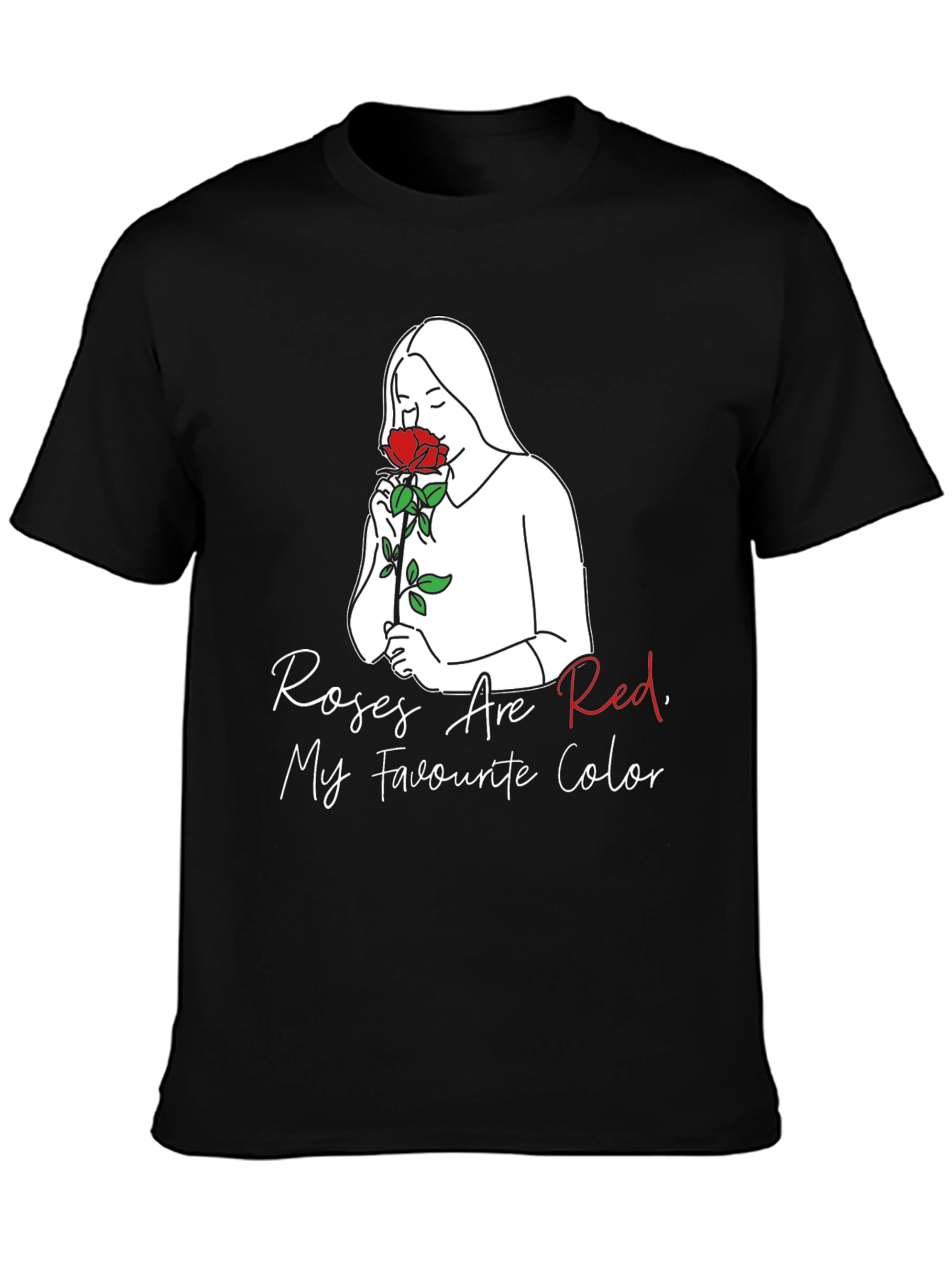 Black Roses are Red T-Shirt view 3