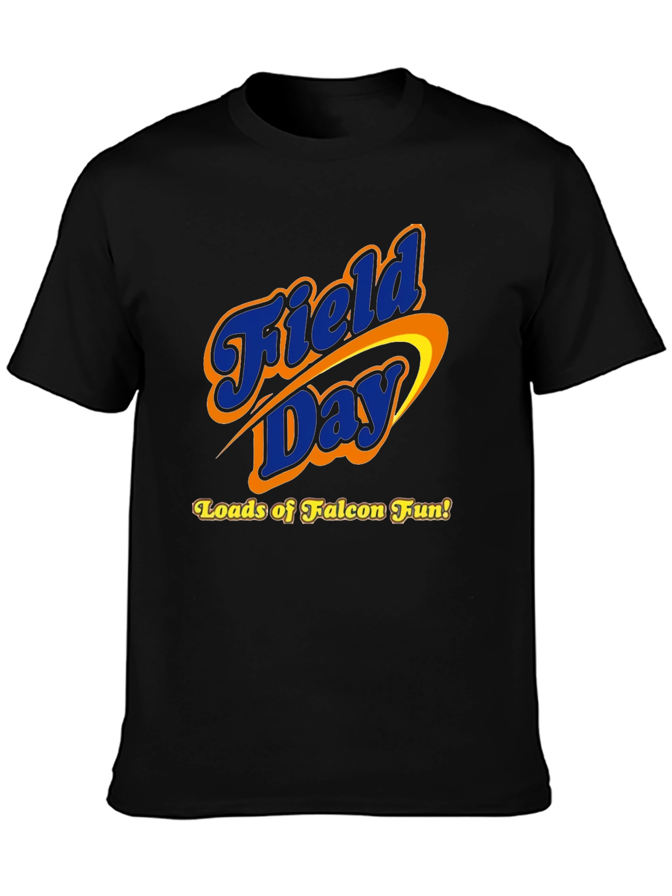 Black Field Day Falcon Fun Black Graphic Tee view 3
