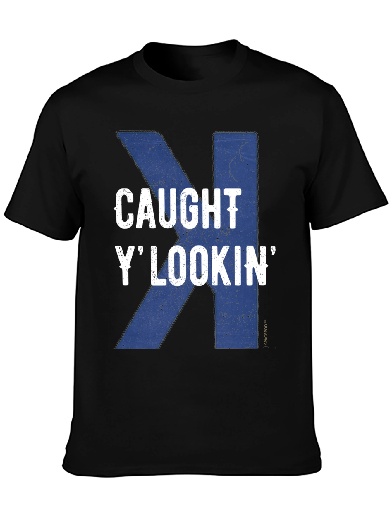 Black Caught Y' Lookin' Graphic Tee view 3