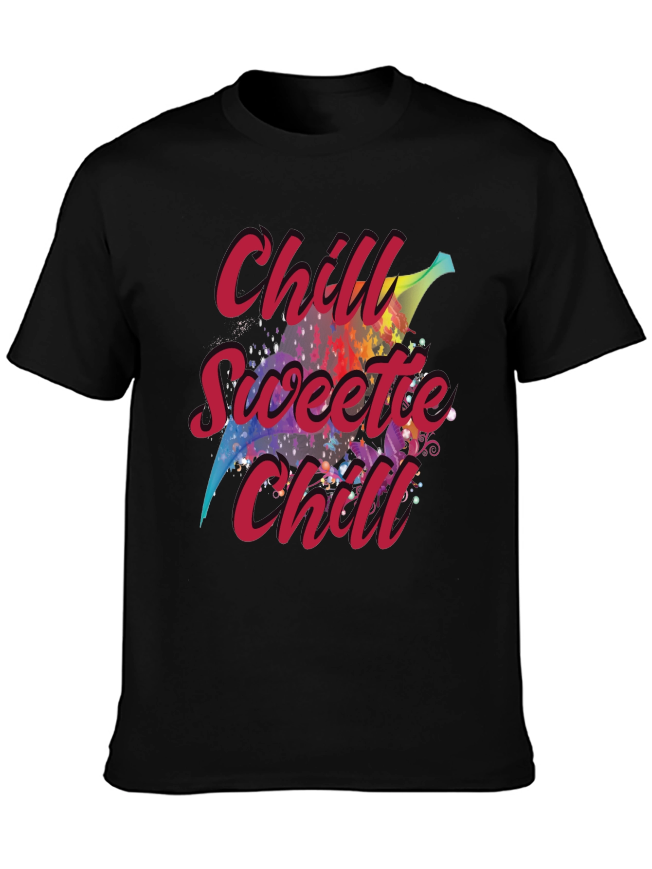 Black Chill Sweetie Chill Graphic Tee view 3