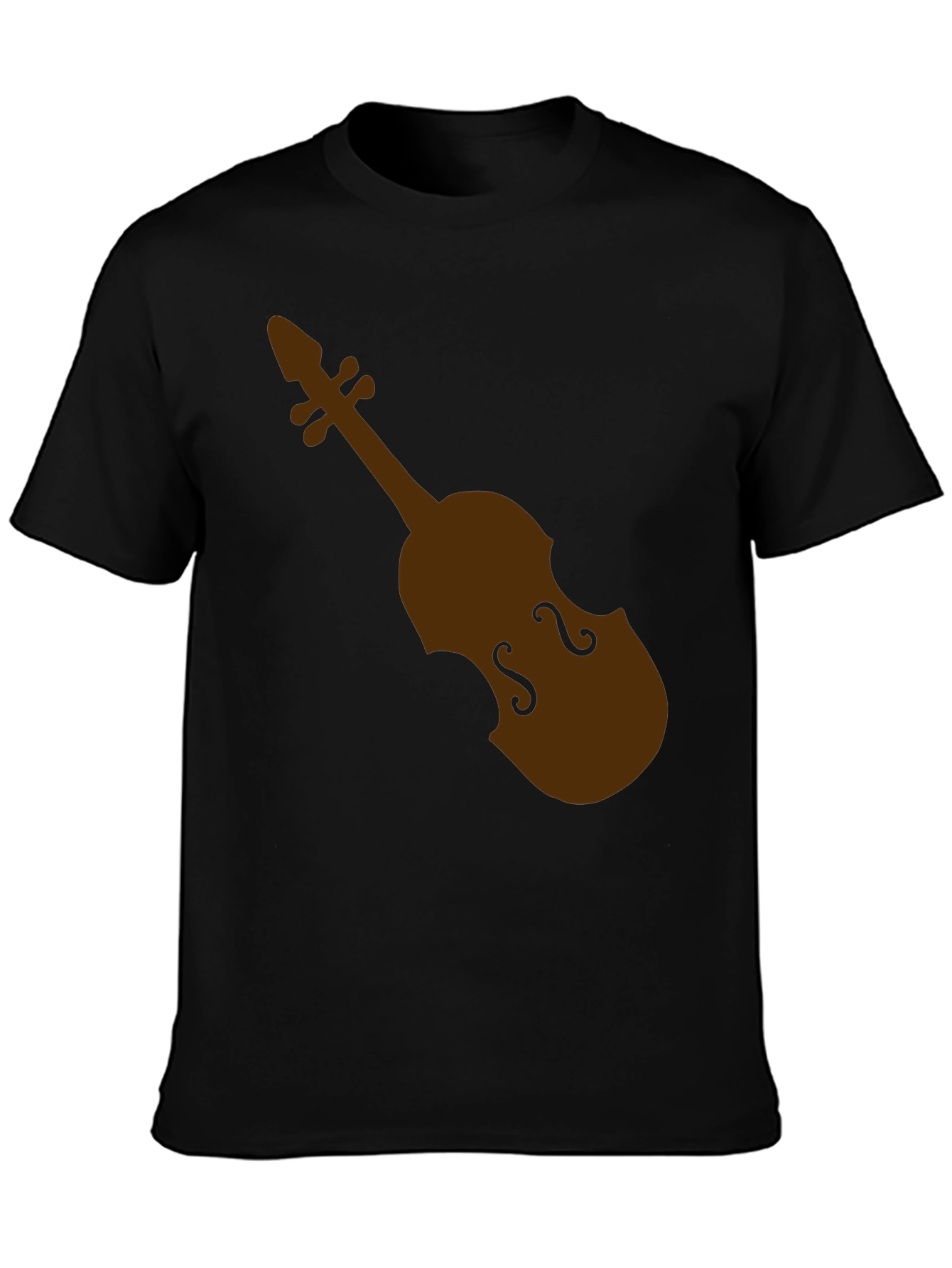 Black Violin Graphic Black T-Shirt view 3