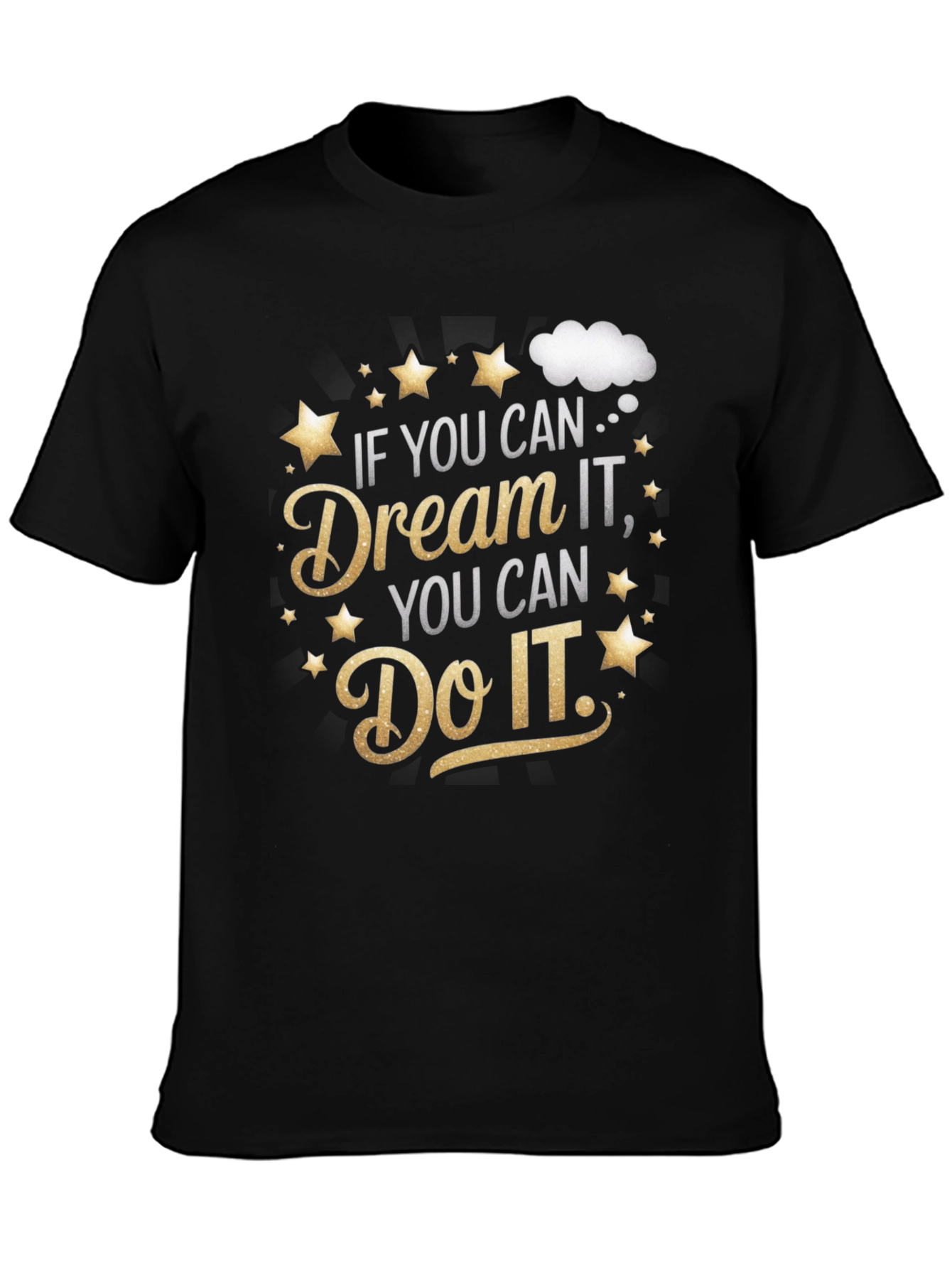 Black Dream It Do It Black T-Shirt view 3