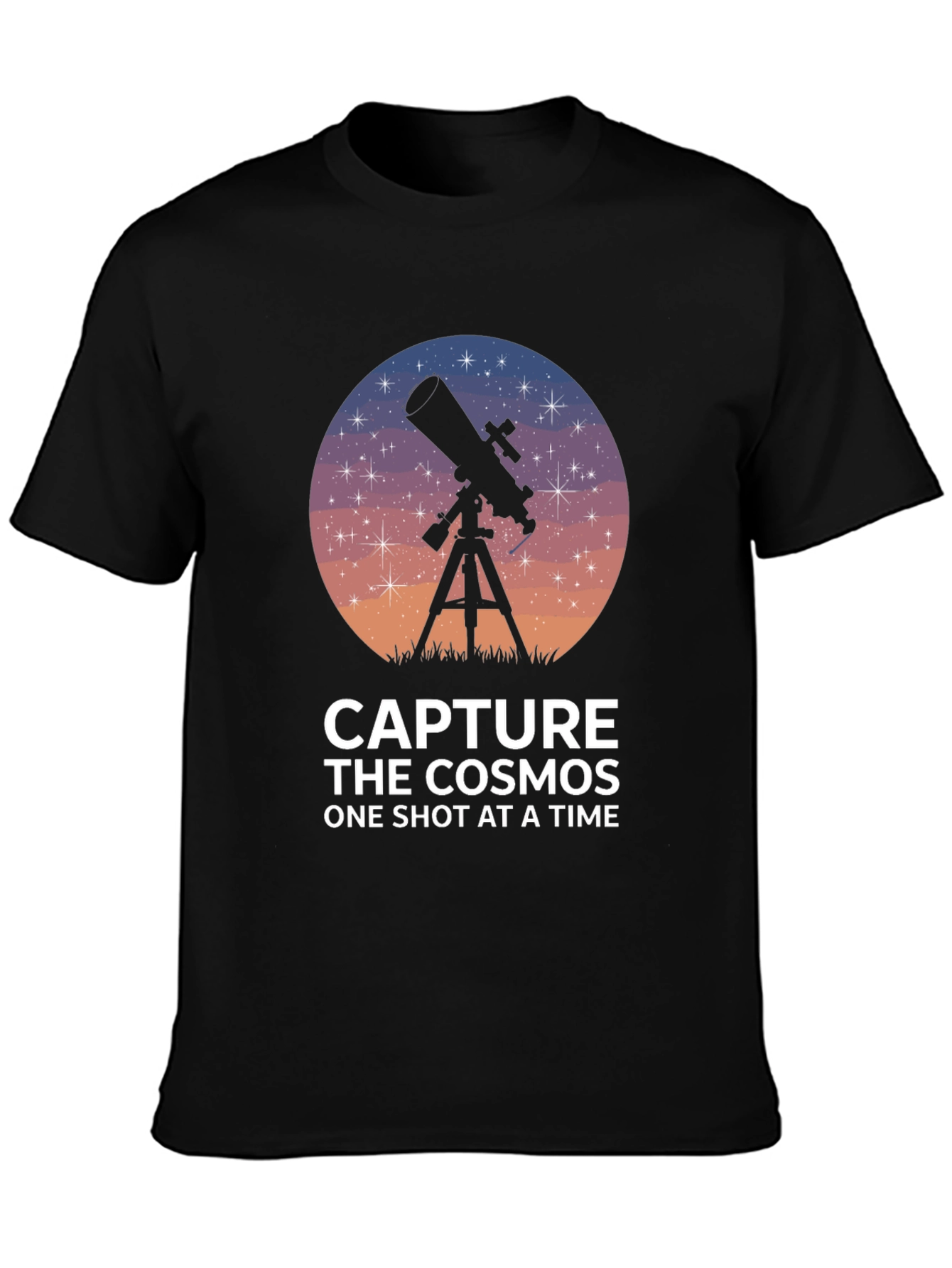 Black Capture the Cosmos Graphic Tee view 3