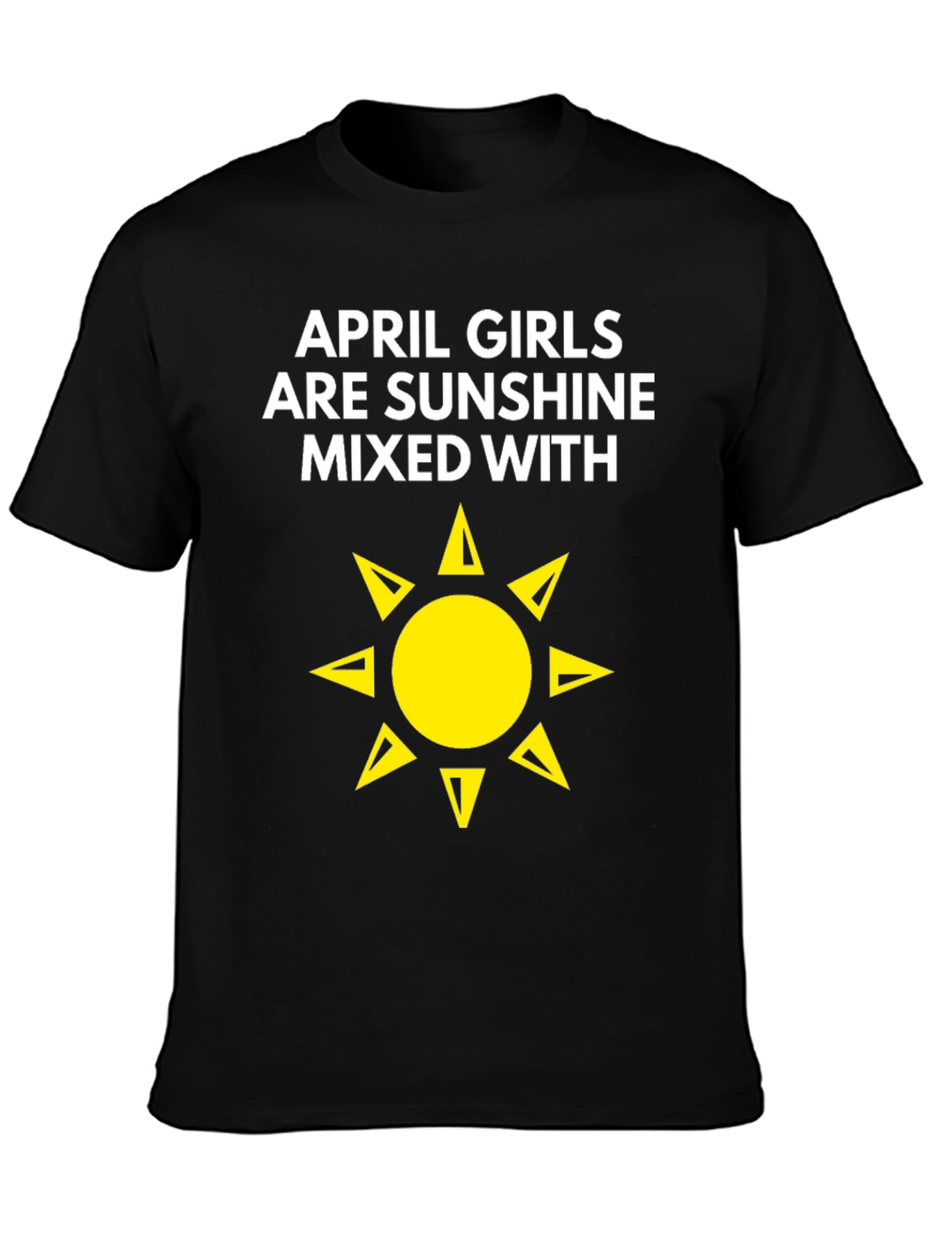 Black April Girls Sunshine T-Shirt view 3