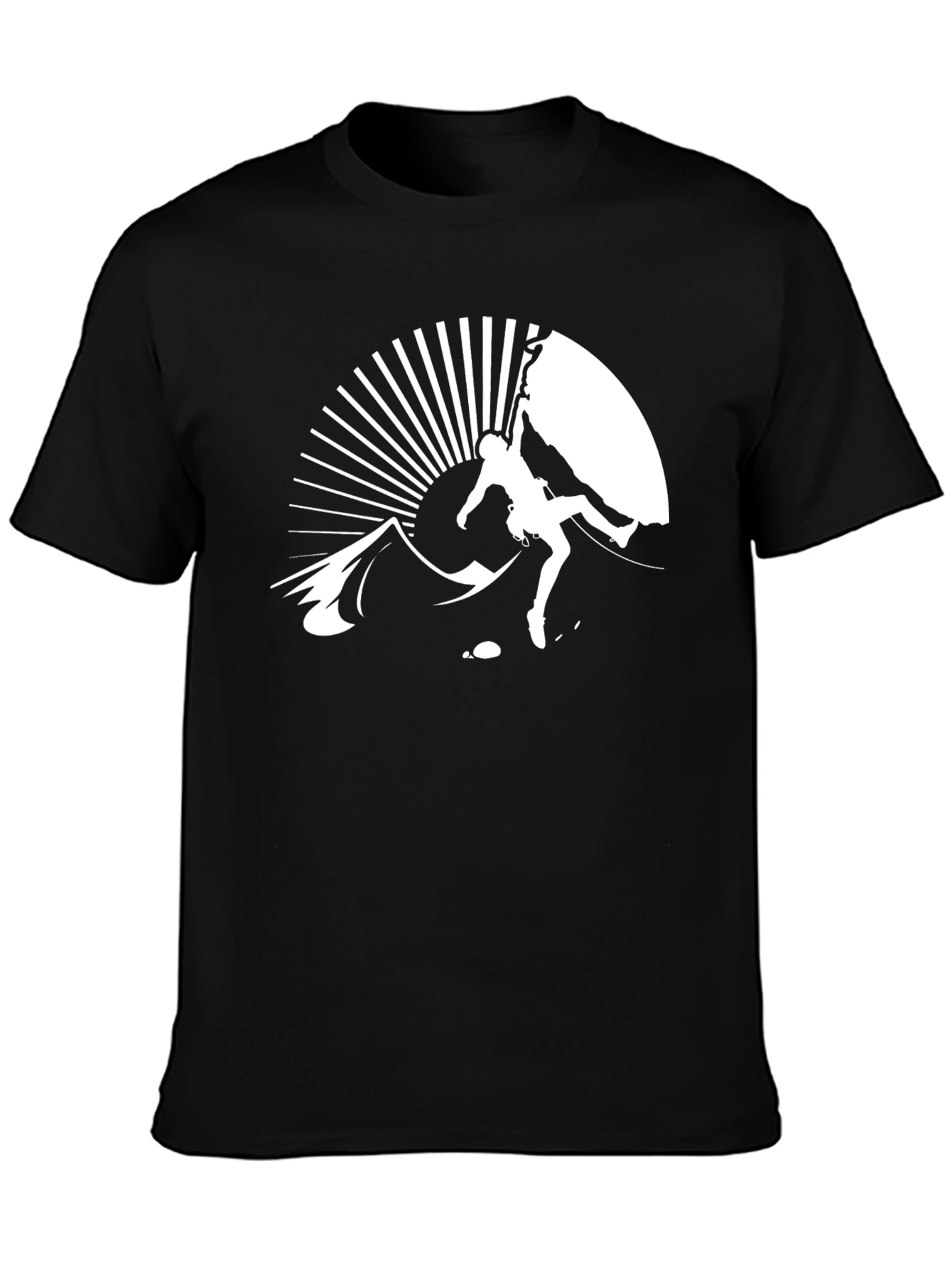 Black Climbing Graphic T-Shirt - Adventure Ready view 3