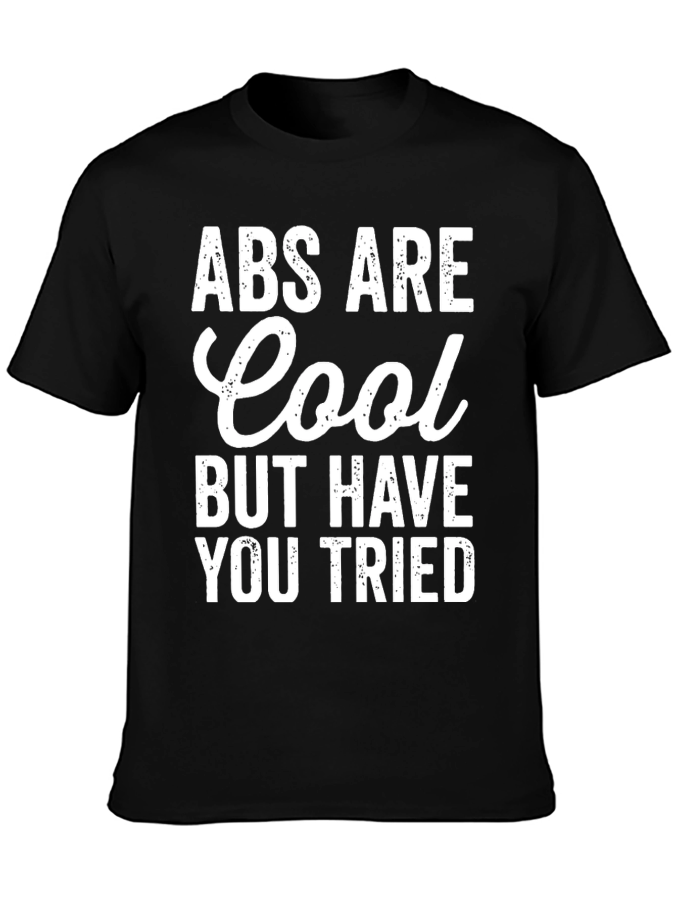 Black Abs Are Cool Graphic Novelty T-Shirt view 3