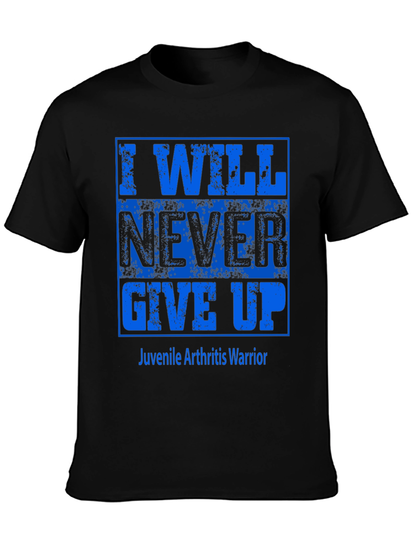 I Will Never Give Up - Juvenile Arthritis Warrior T-Shirt - 3