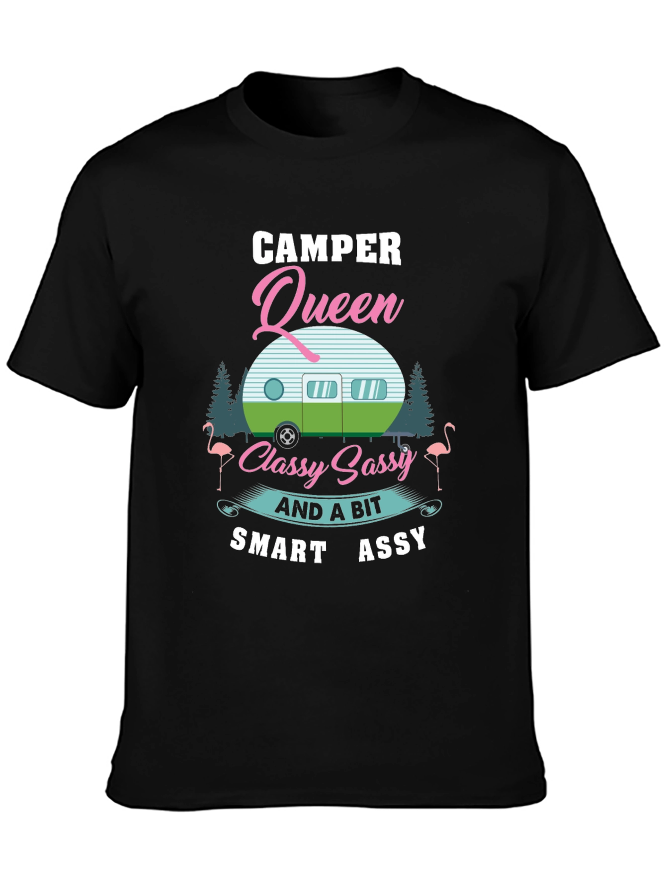 Camper Queen T-Shirt - Classy Sassy & a Bit Smart Assy - 3