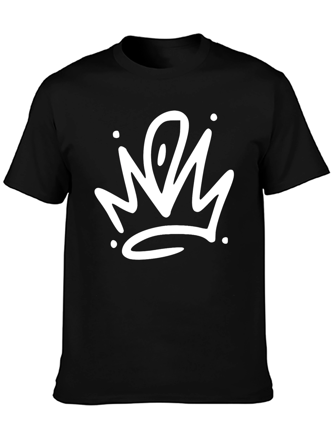 Black Crown Graphic Black T-Shirt - Stylish Streetwear view 3