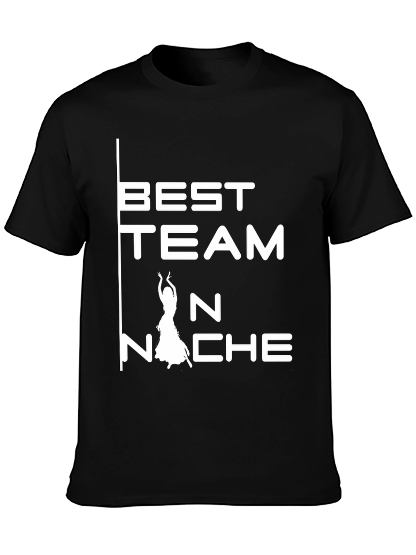 Black Best Team N Noche Dance T-Shirt view 3