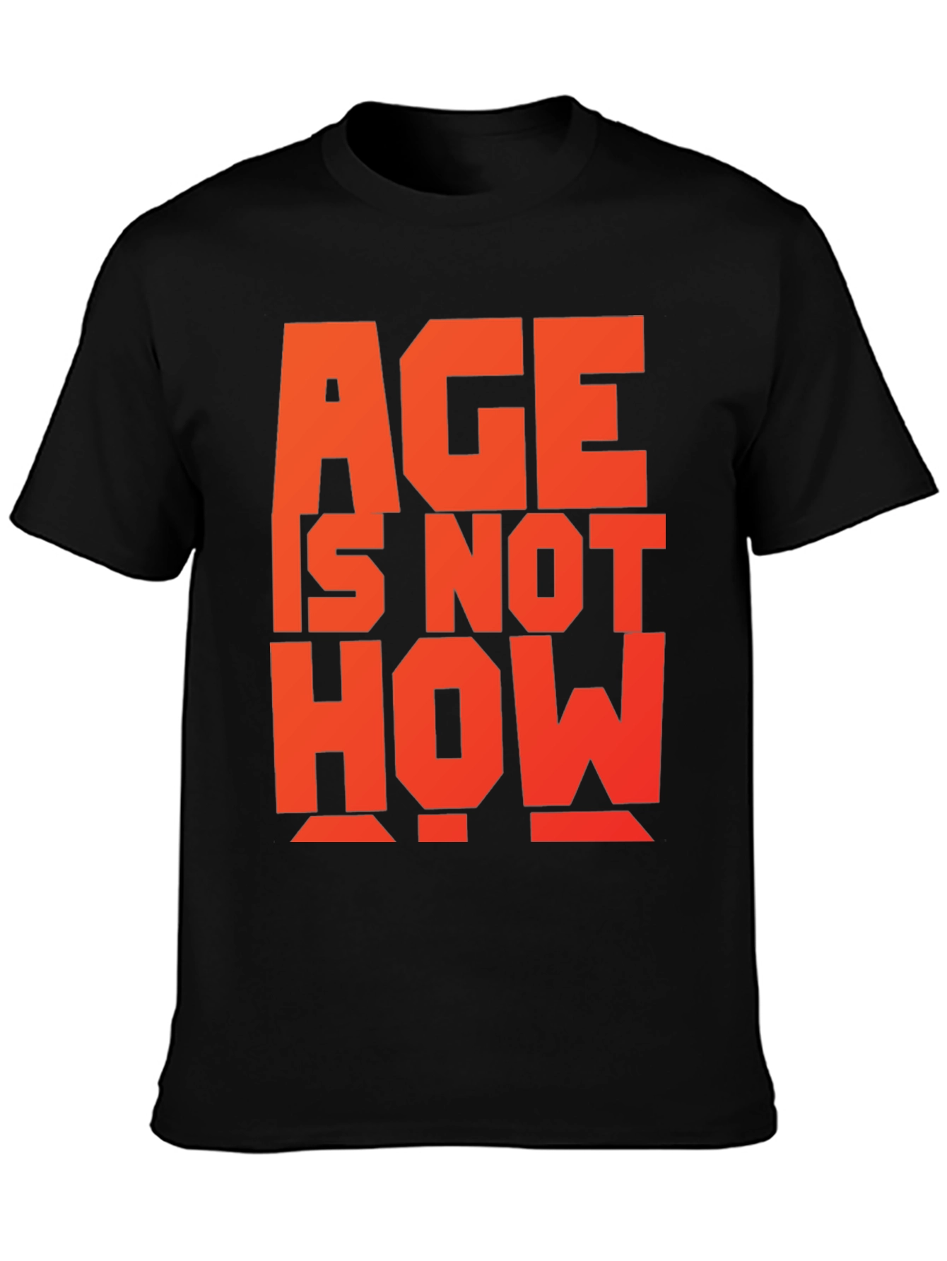 Black Age is Not How Old You Are T-Shirt view 3