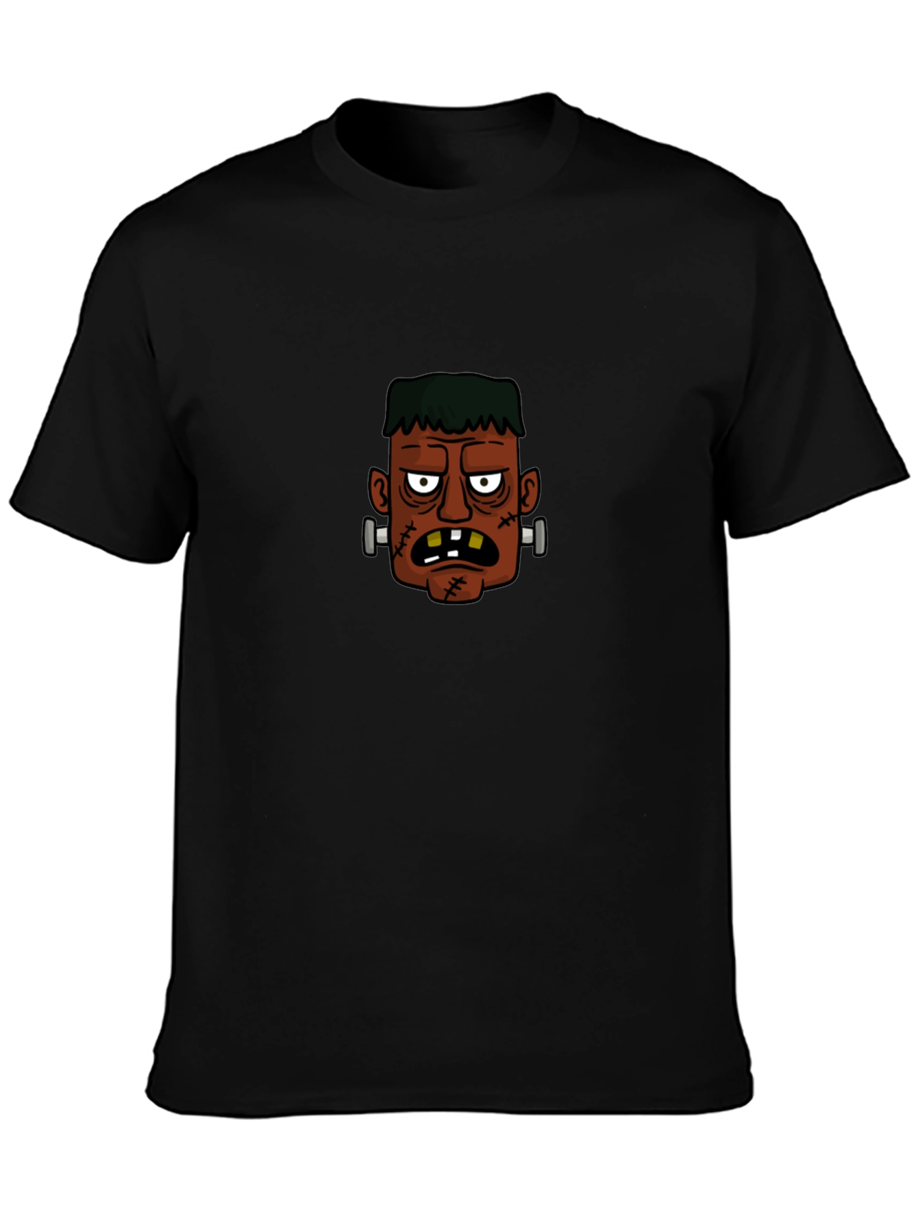 Black Frankenstein Graphic T-Shirt - Black view 3